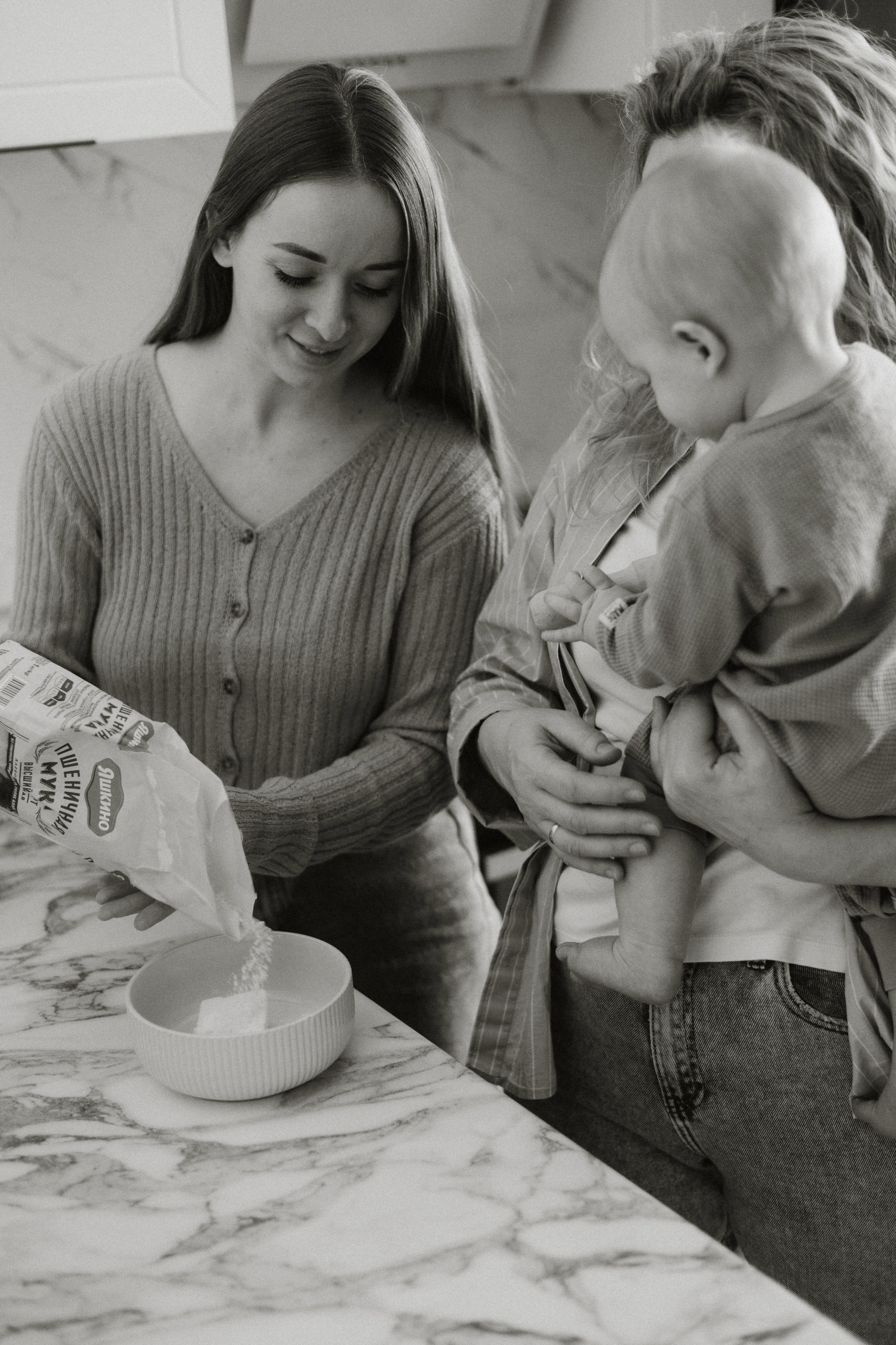 Тимоша с мамой и бабушкой. Фотограф в Кемерово Миллер Анна