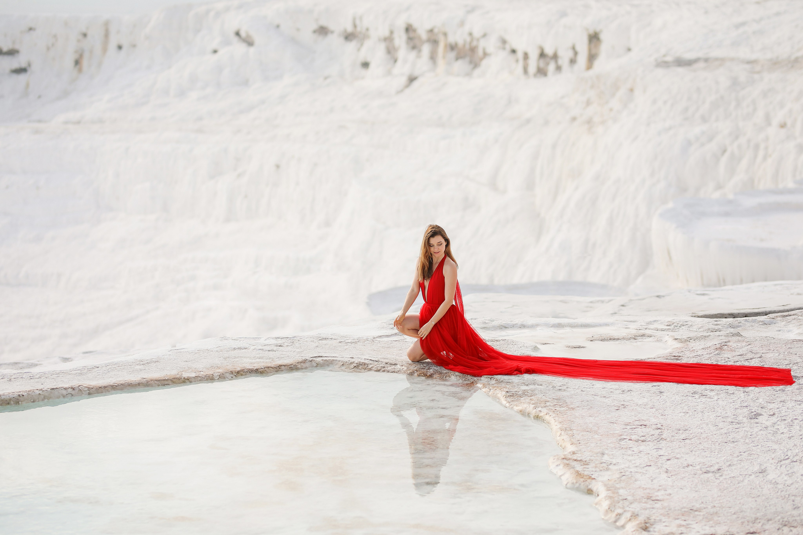 Photoshooting in Pamukkale