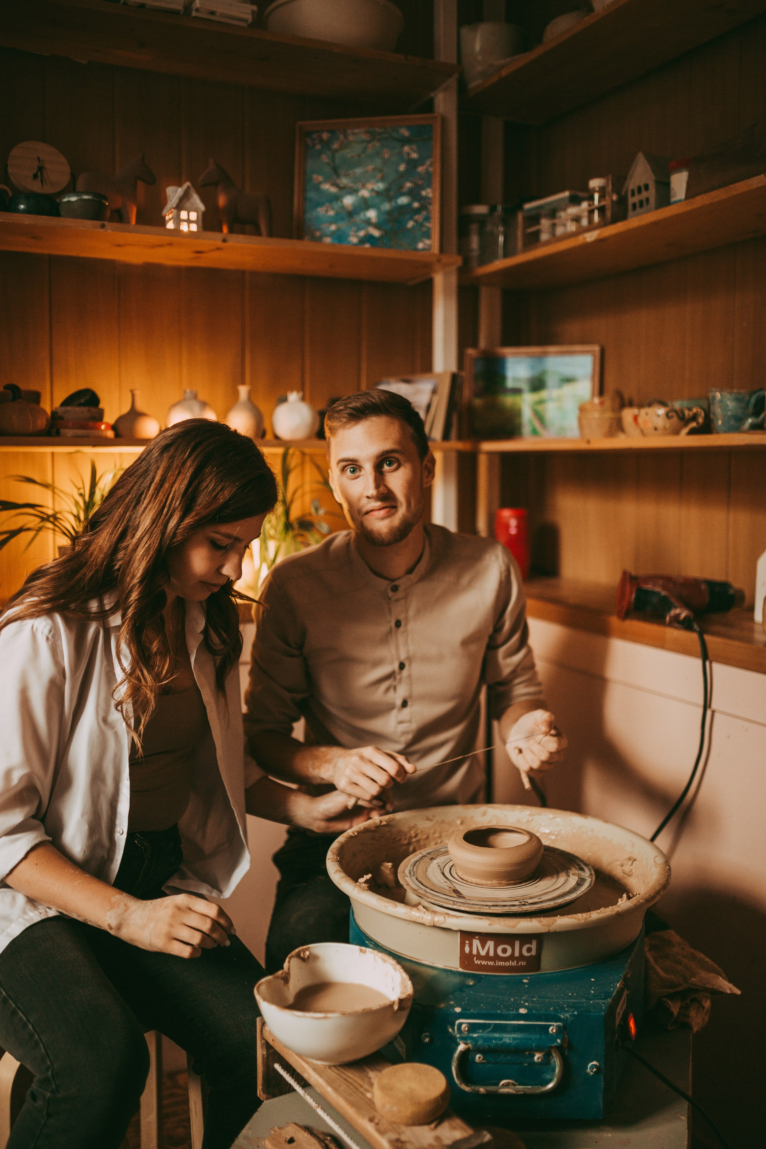 Лав стори в гончарной. Семейный и детский фотограф в Нижнем Новгороде Наумова Лидия