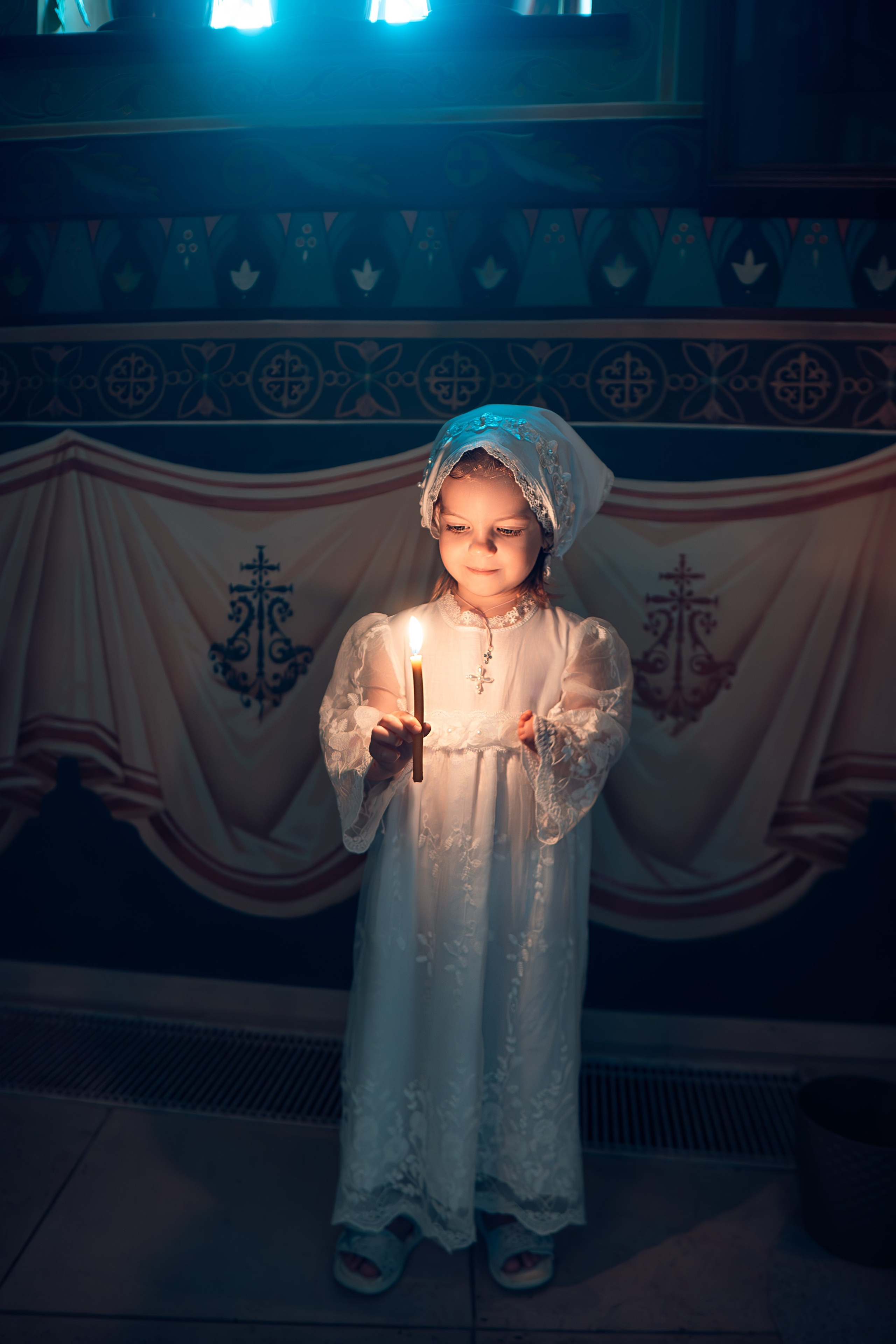 Таинство Крещения Евы и Софии