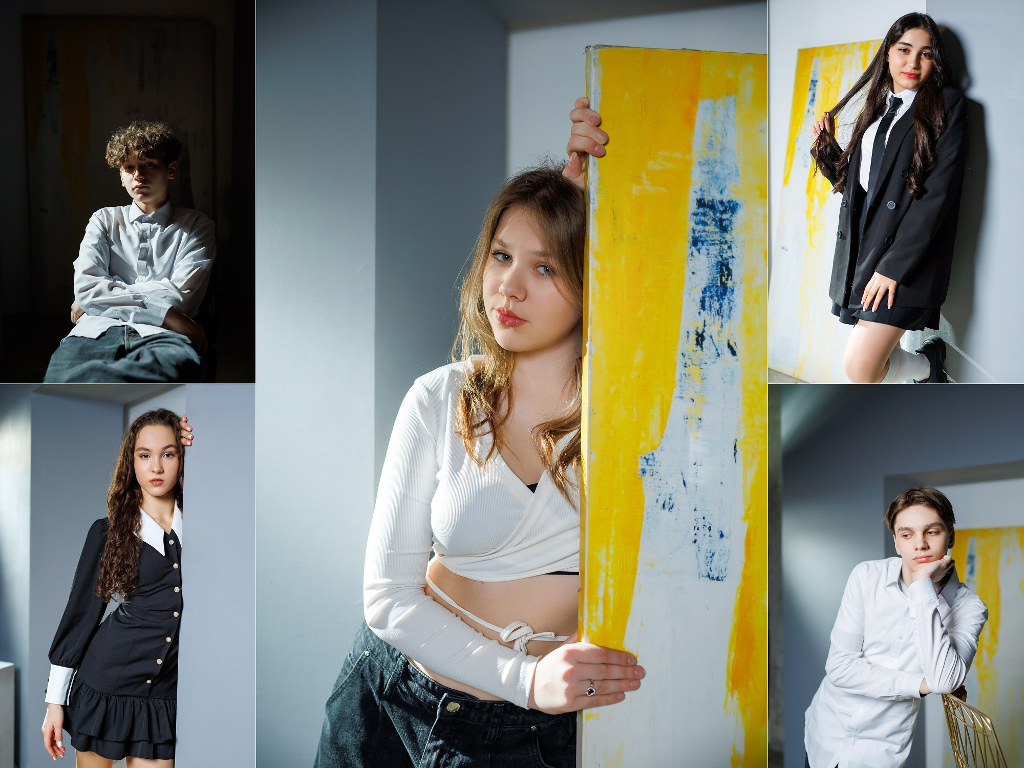 Выпускные альбомы для старших классов в студии. Профессиональная фото и видеосъемка. Москва