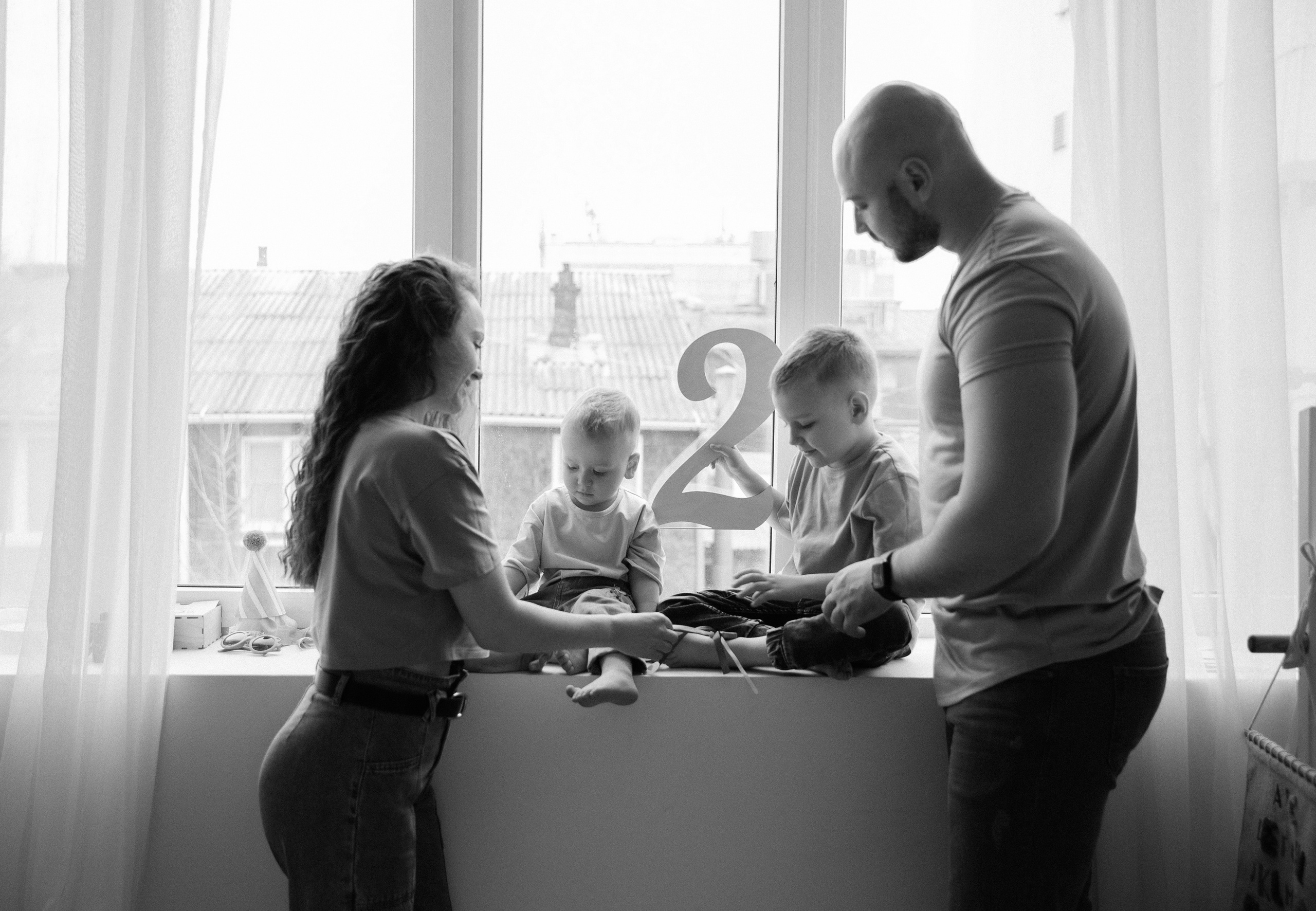 Семейная съемка к годику Лукьяна. Фотограф в Краснодаре и Краснодарском крае