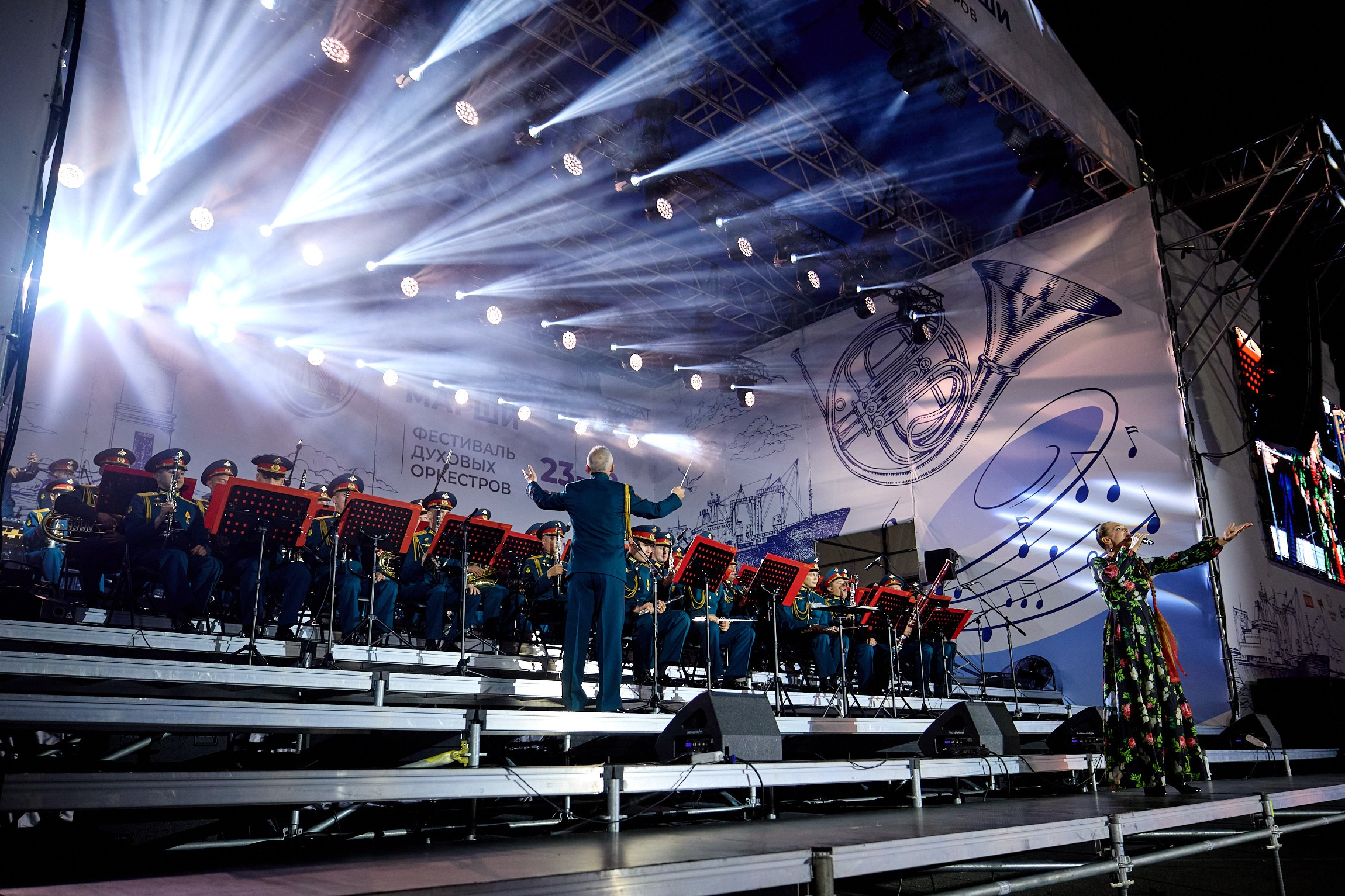 «Тихоокеанские марши» Плац-концерт