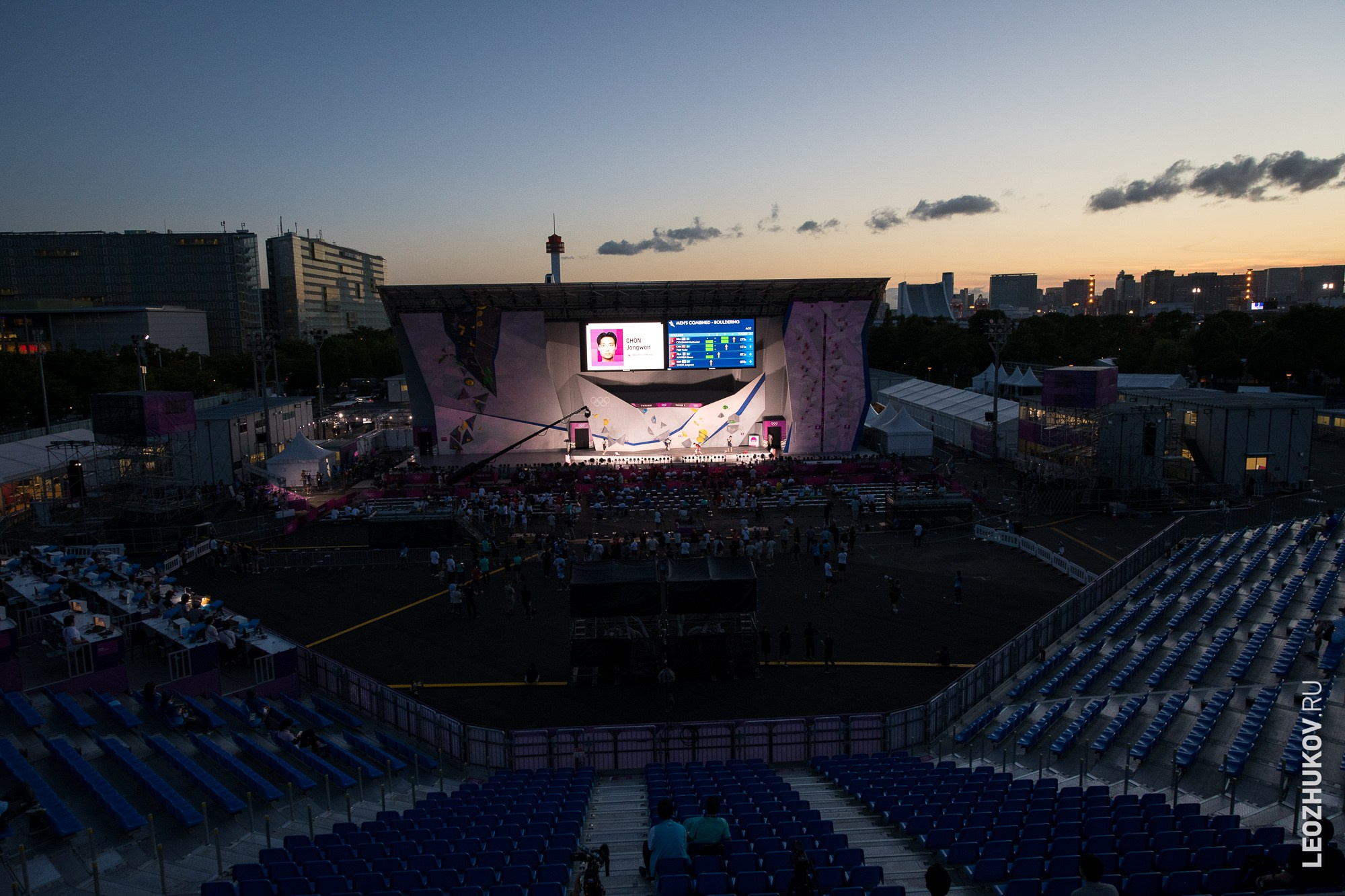 Tokyo-2020 Olympic games. Sports photographer Leonid Zhukov