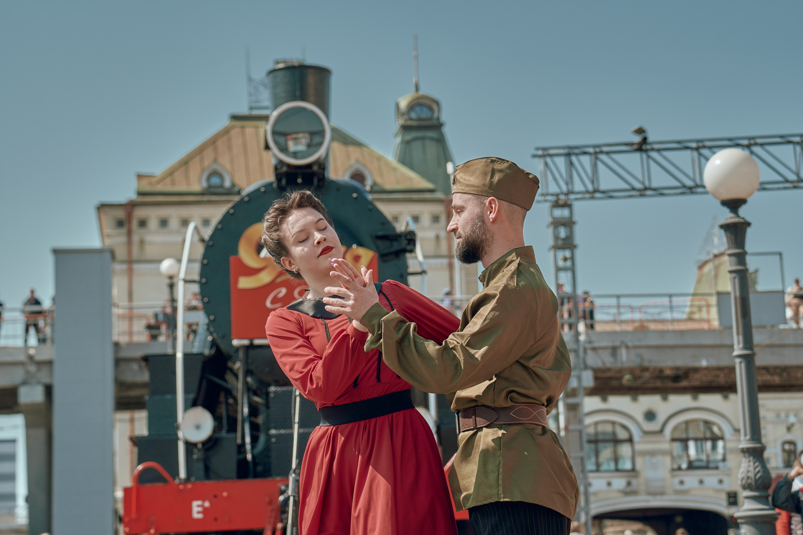 Поезд Победы!. Фотограф во Владивостоке