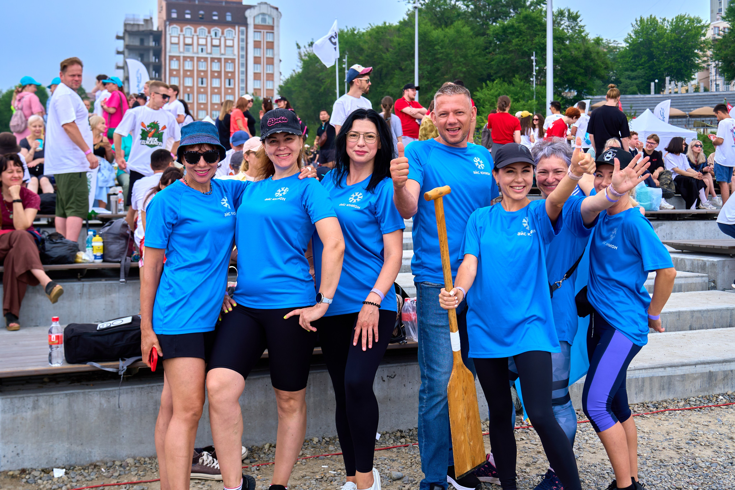 Соревнования на лодках дракон Айс Юнион. Фотограф во Владивостоке