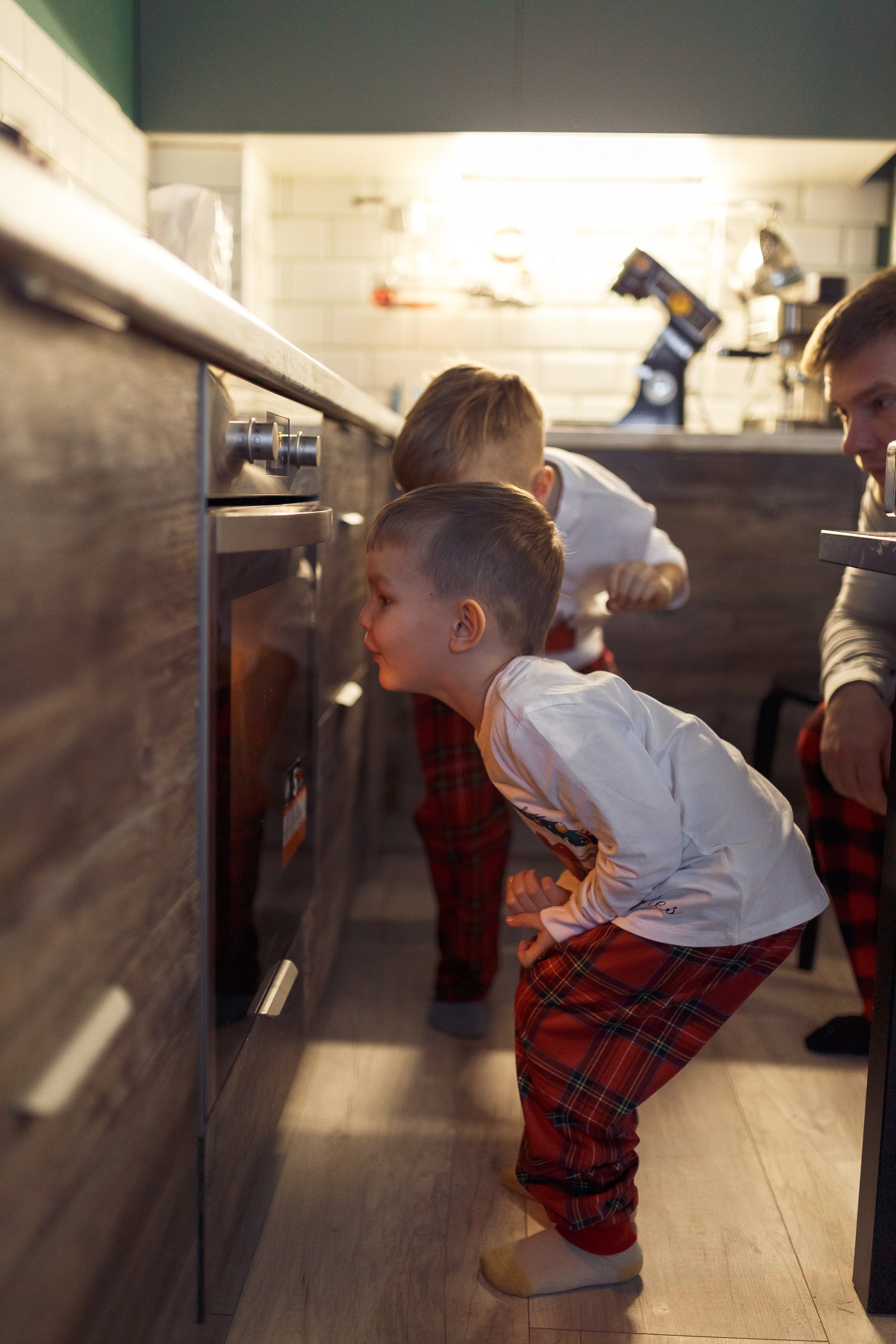 Новогодние печеньки в гостях у Полины и ее семьи. Елена Семейный фотограф Санкт-Петербург