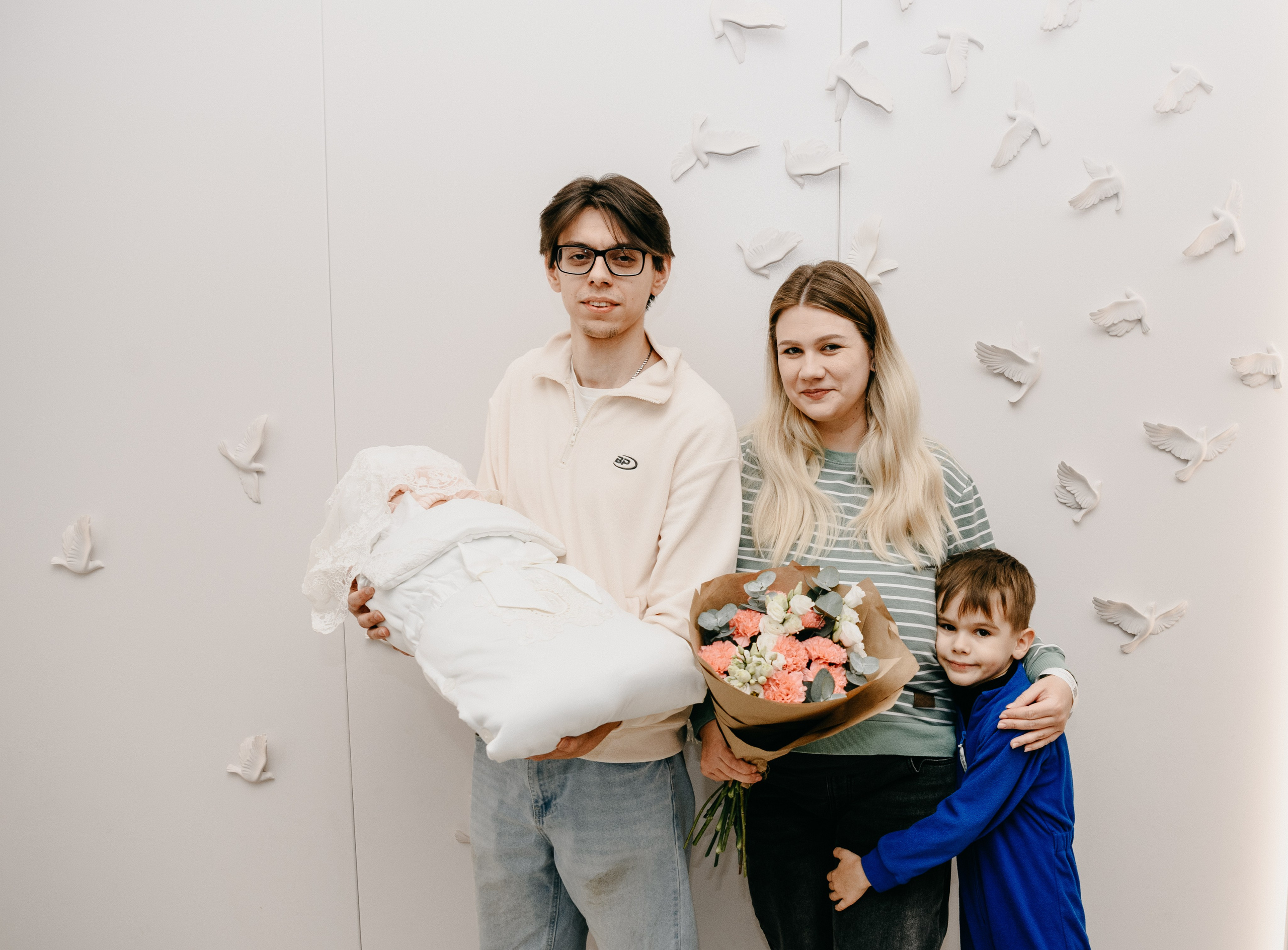 Выписка Арины. 4 роддом. Фотограф на выписку из роддома в Москве и МО