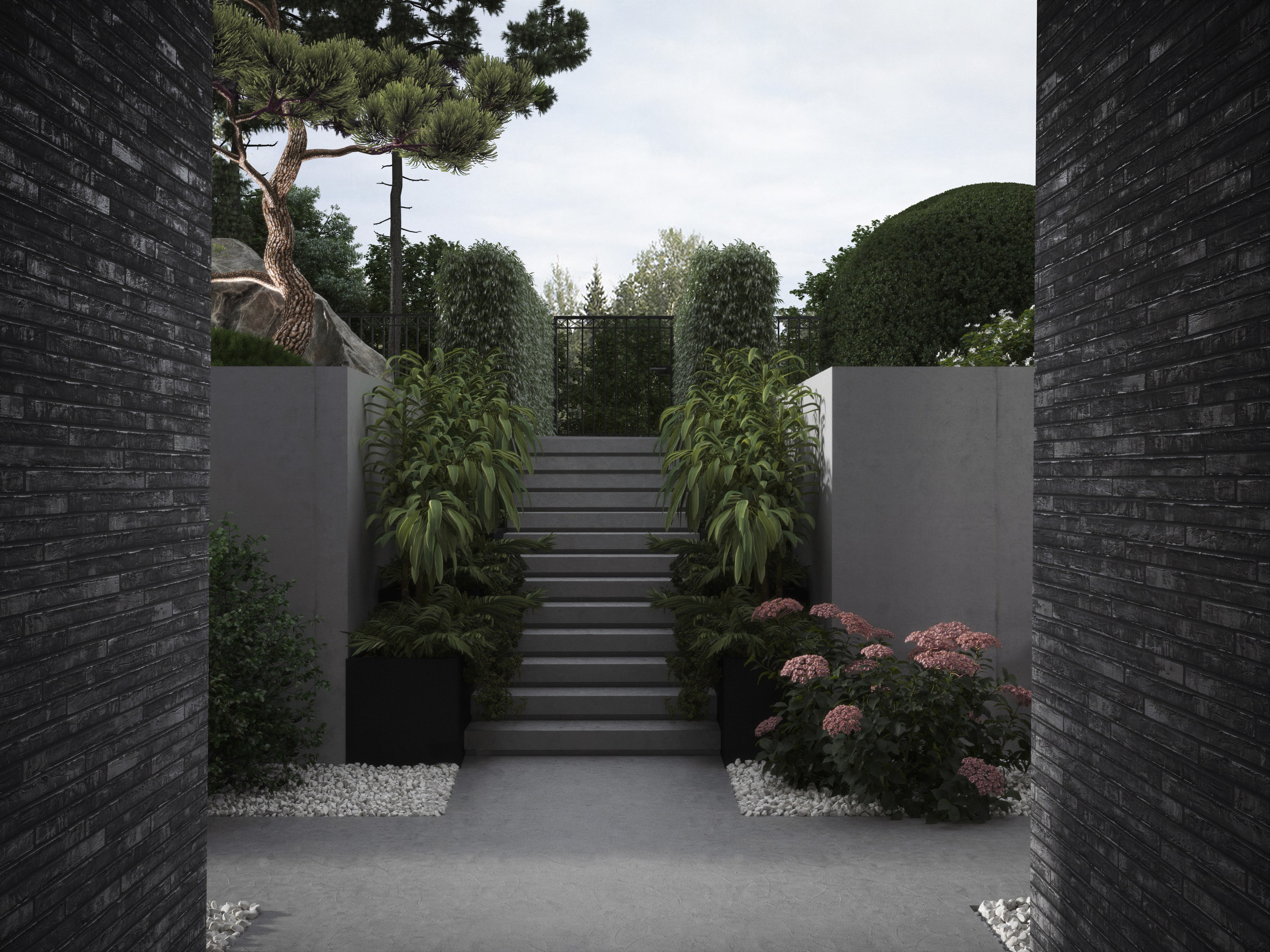 Визуализация частного дома. Юлия Григорьева — 3D визуализатор