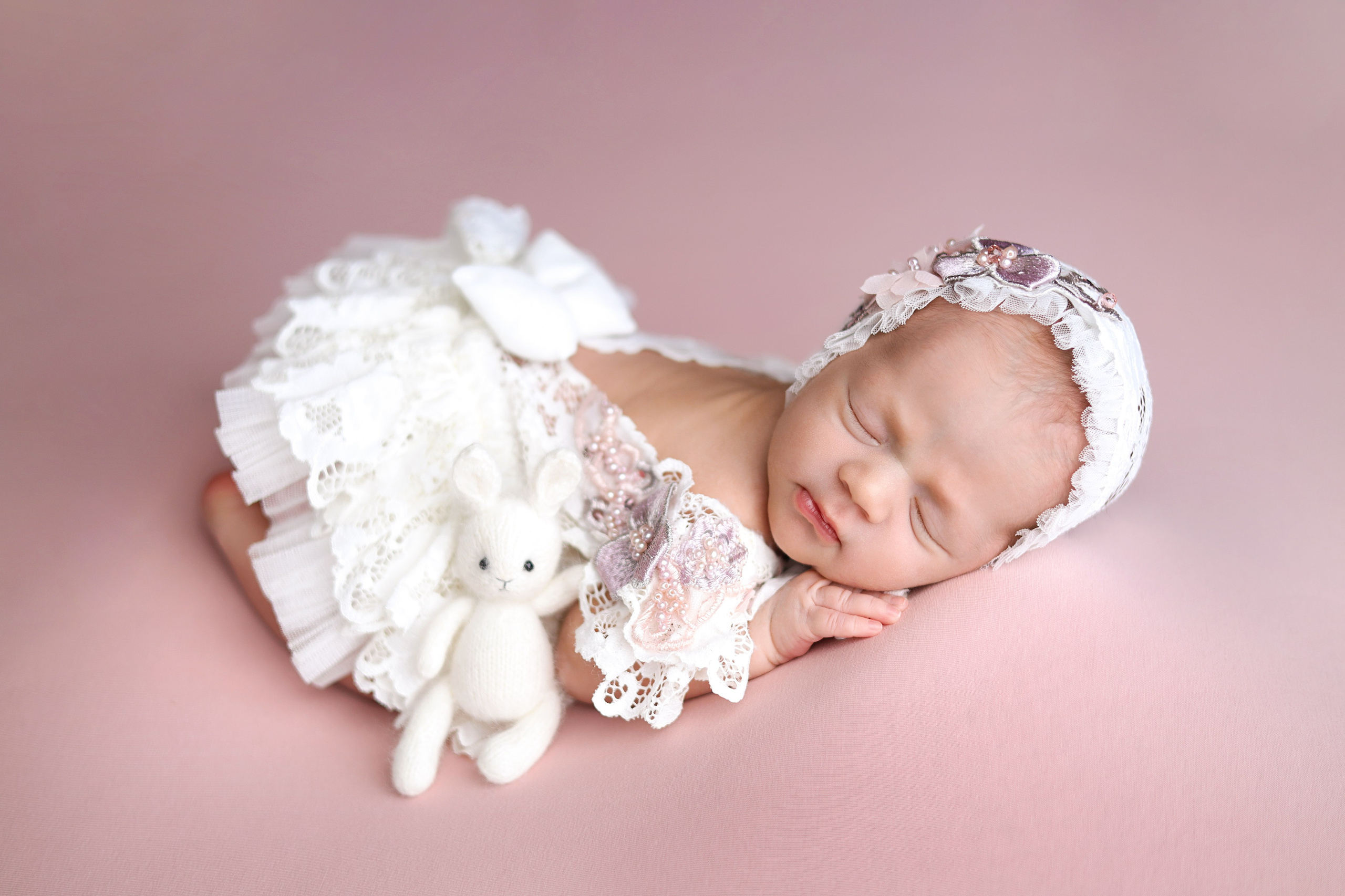 Ньюборн съемка Стефании, максимальный пакет. Фотограф новорожденных Москва. Ньюборн фотограф Москва