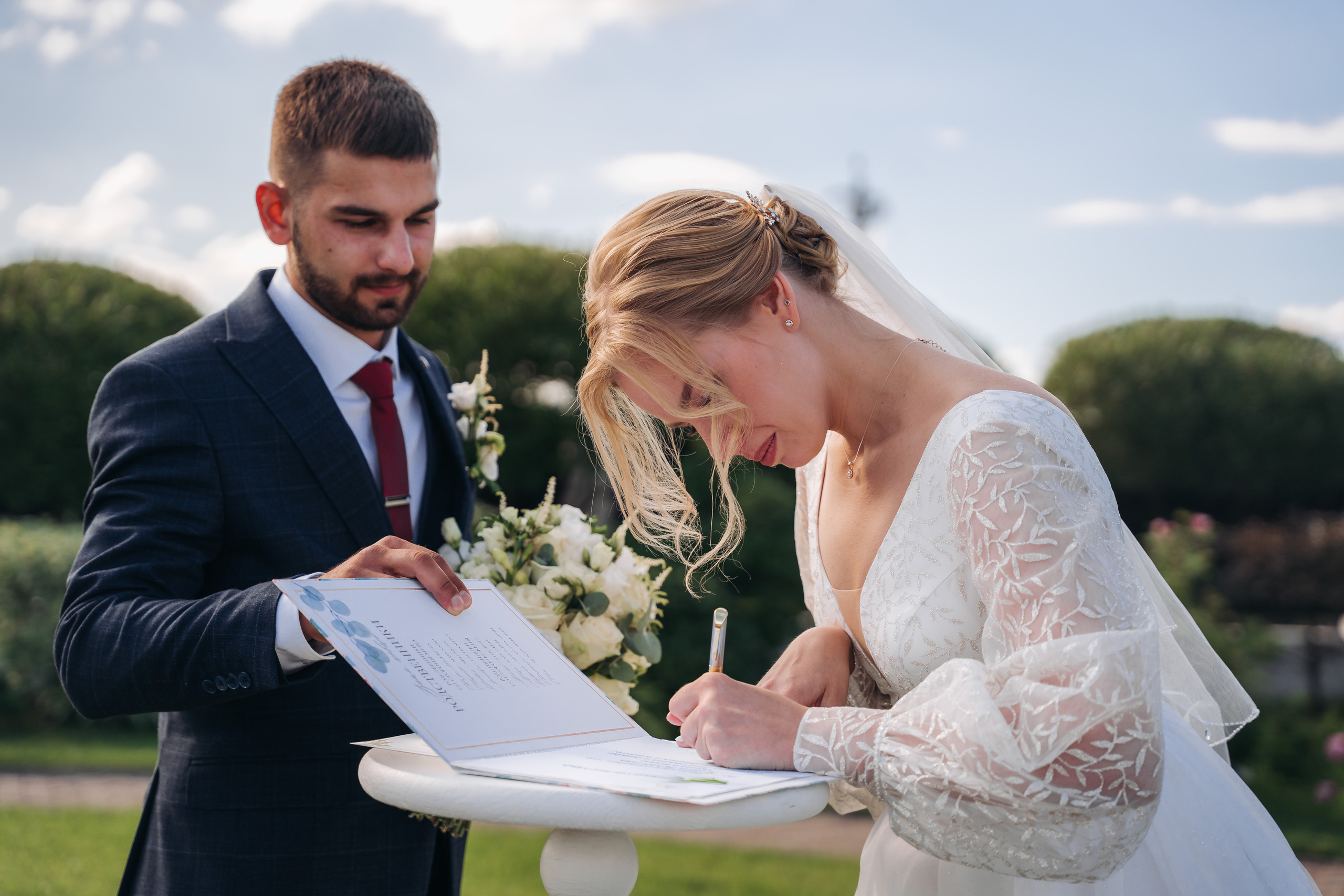 Irina & Boris (выездная регистрация и банкет). Свадебный фотограф в Санкт-Петербурге Якутович Екатерина