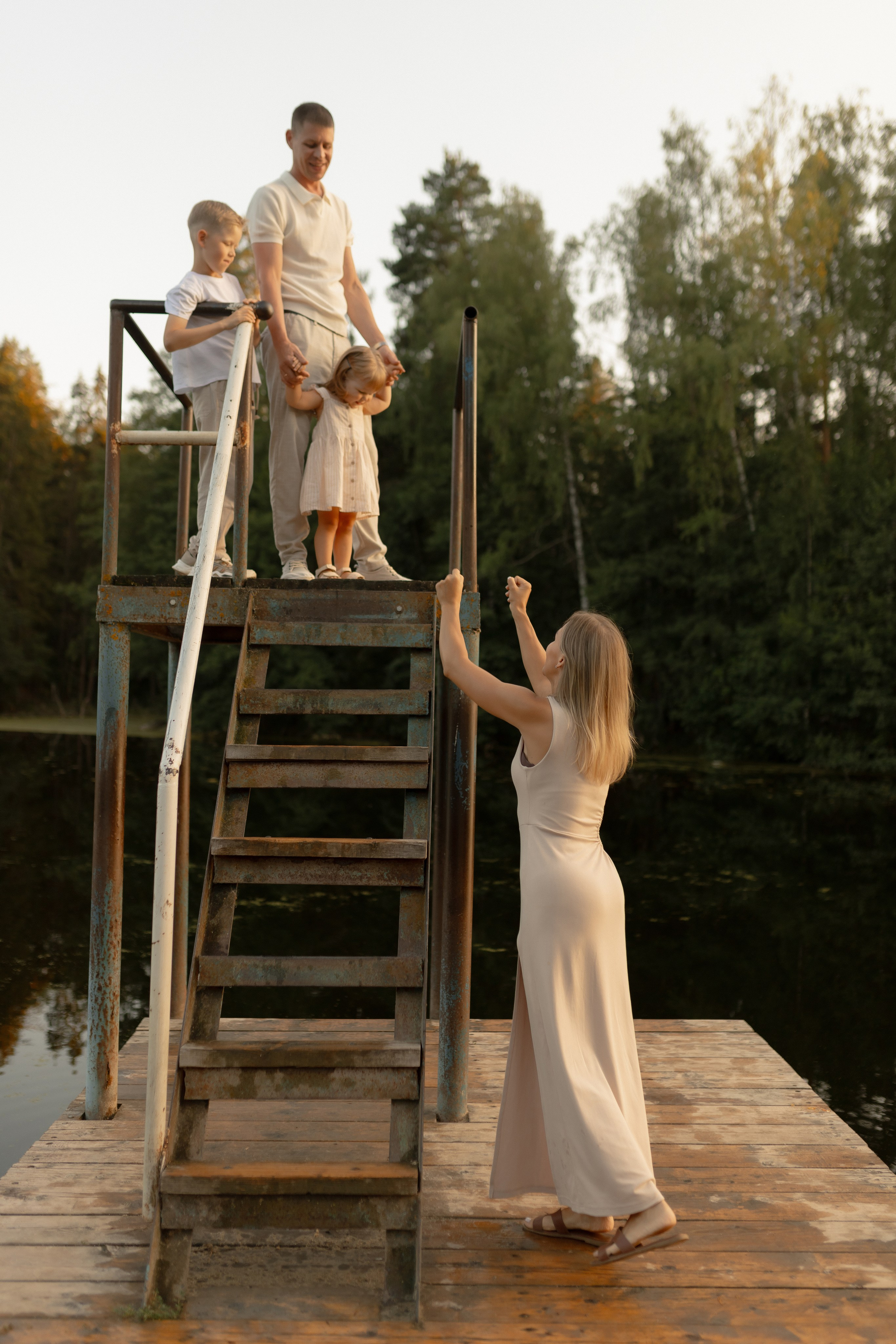 Алексей, Мария, Ваня и Варя. Фотограф Татьяна Семенова