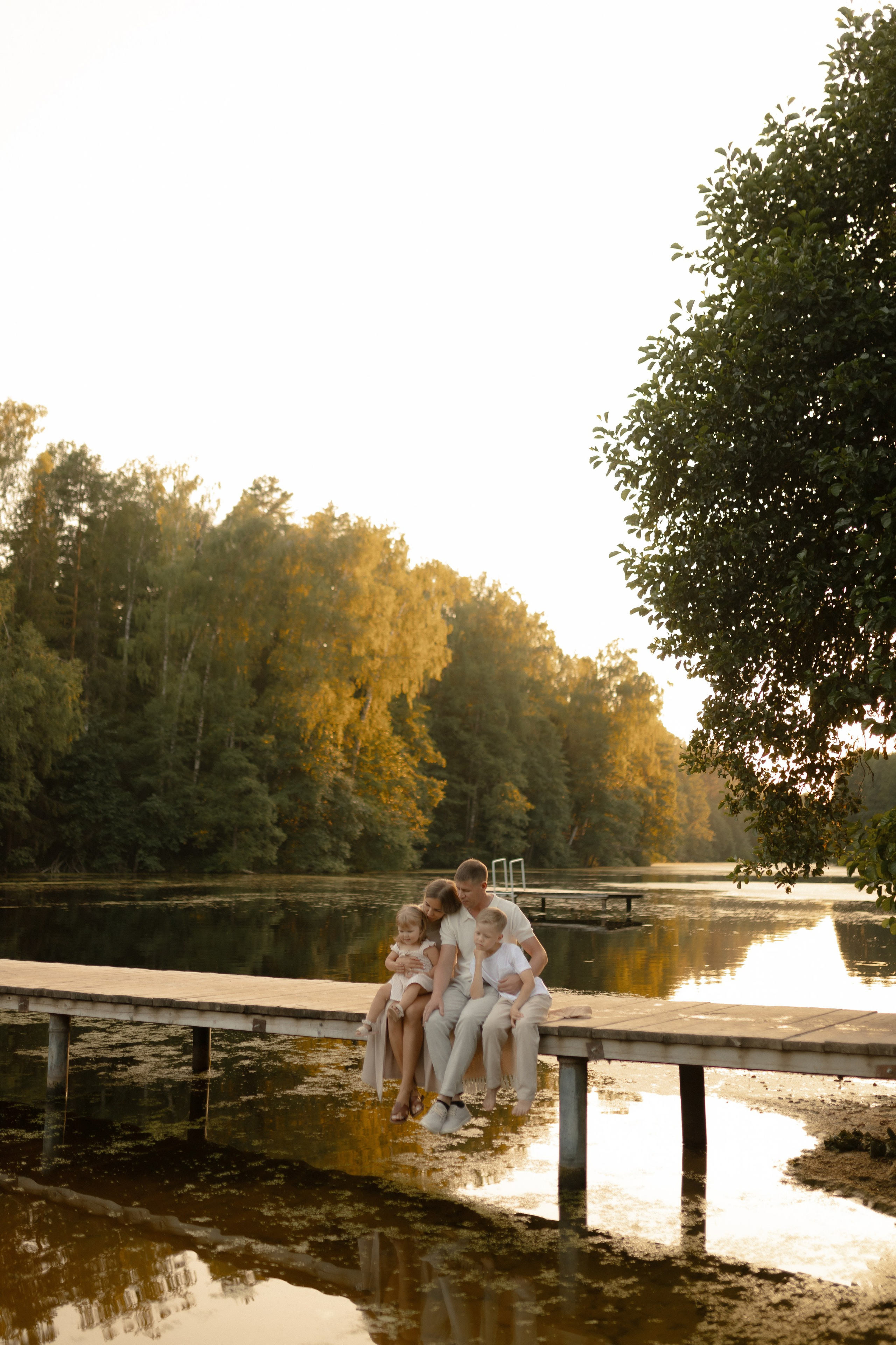 Алексей, Мария, Ваня и Варя. Фотограф Татьяна Семенова