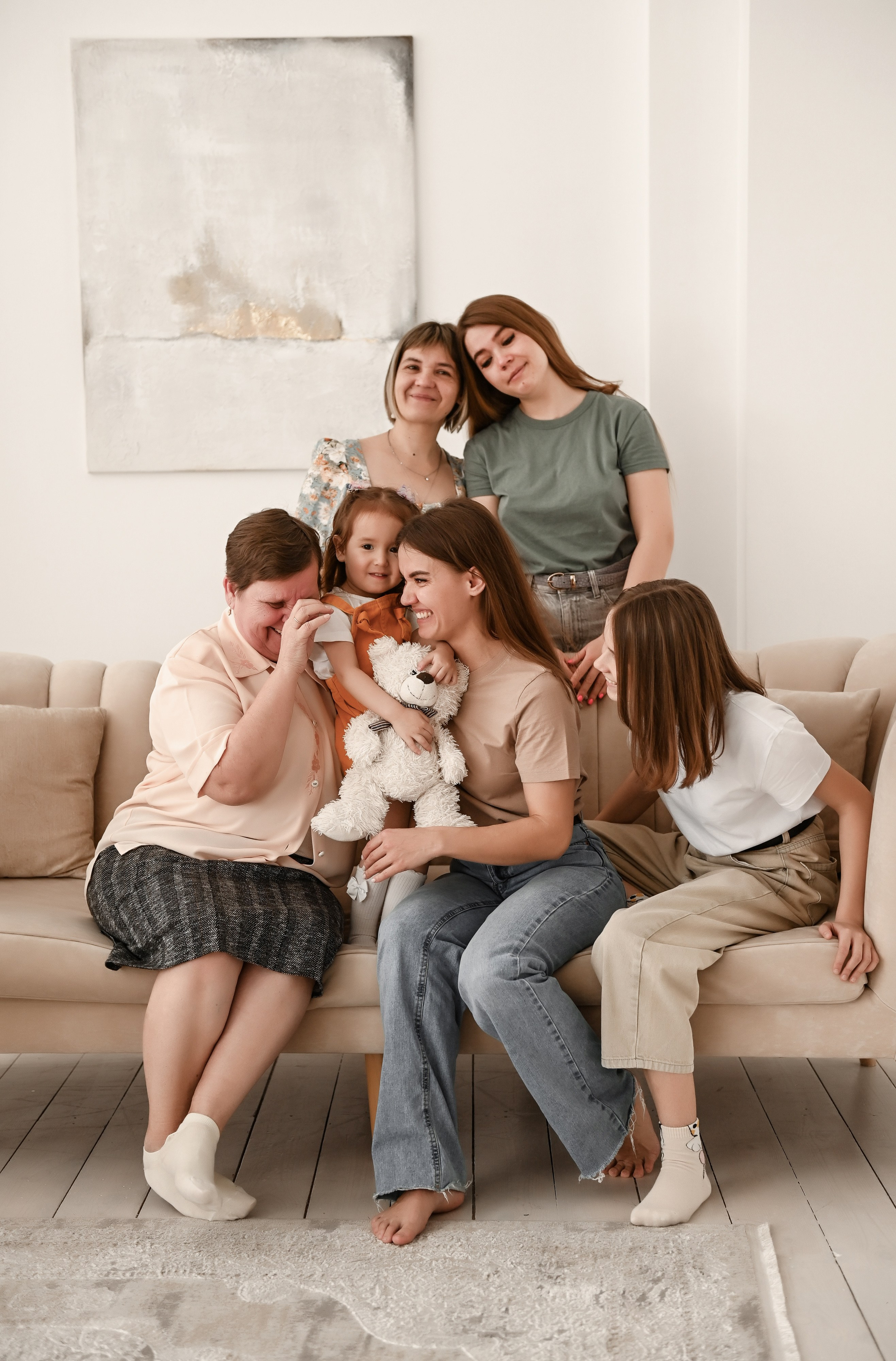 Семейная студийная  фотосессия 2. Свадебный, семейный, детский, контент фотограф в Омске Максим Ильин