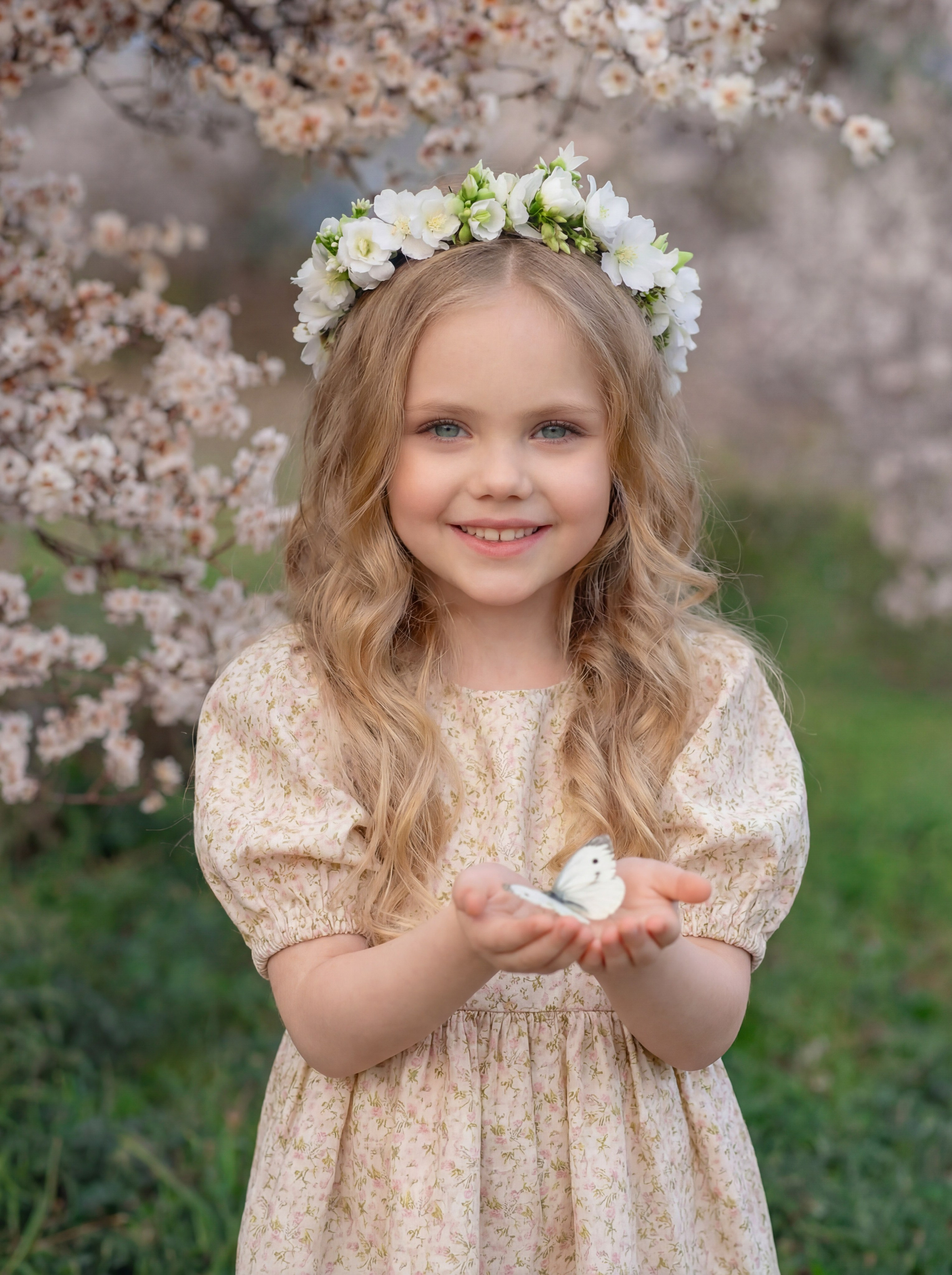 Цветущий сад. Детская фотостудия Москва