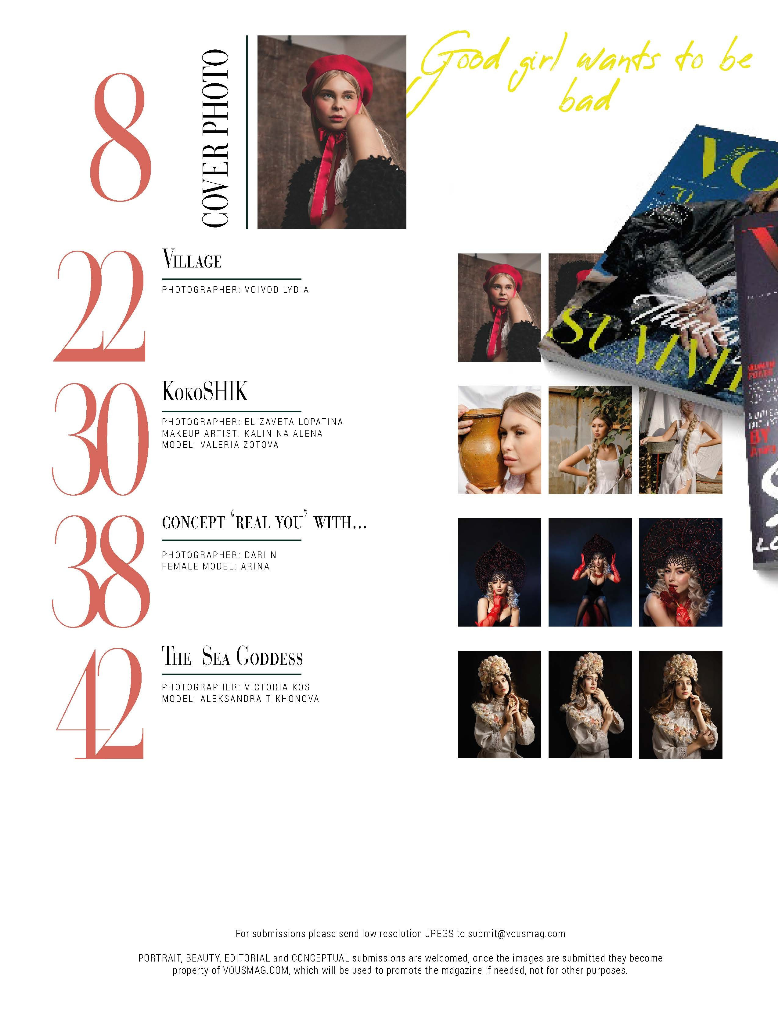 Публикации в журналах. Фотографы в Тюмени Андрей и Лидия Войвод