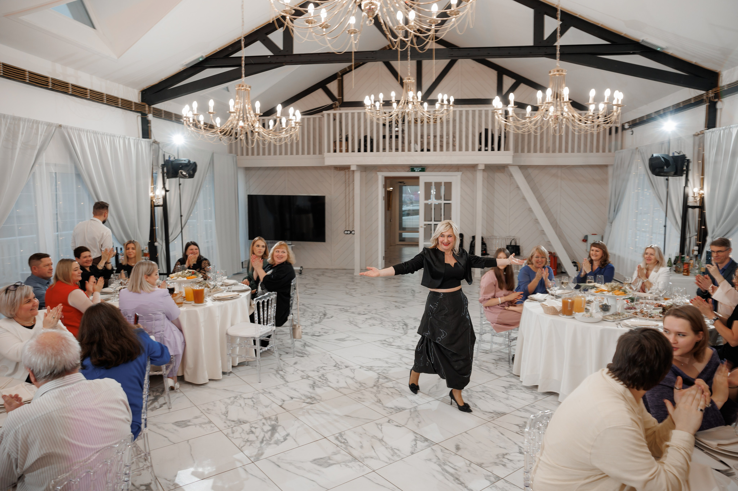 Юбилей, ресторан «Барский», усадьба «Гребнево». Свадебный и репортажный фотограф (Москва, Королев и другие)