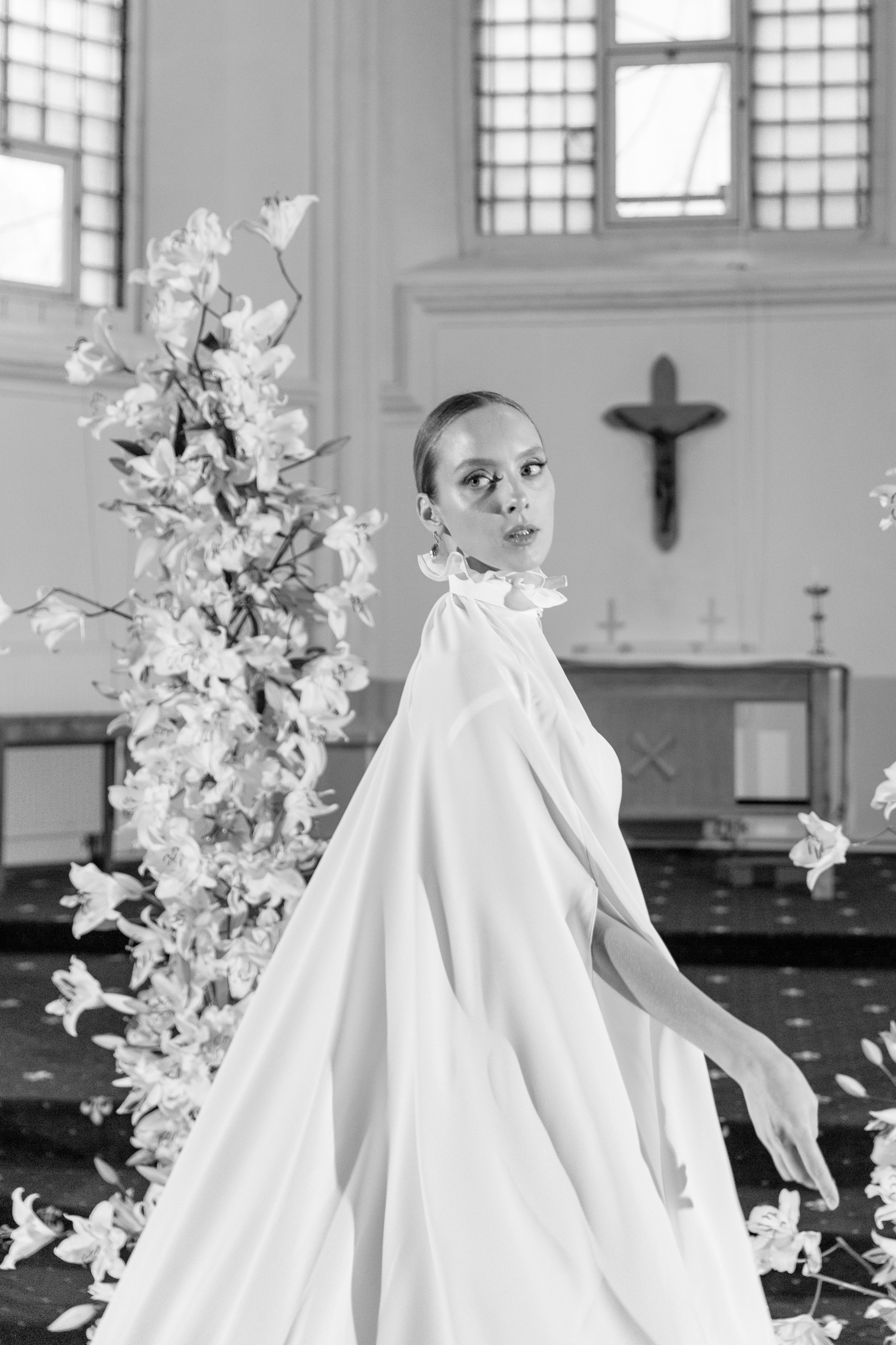 Съёмка в католической церкви. Свадебный фотограф Полина Панина