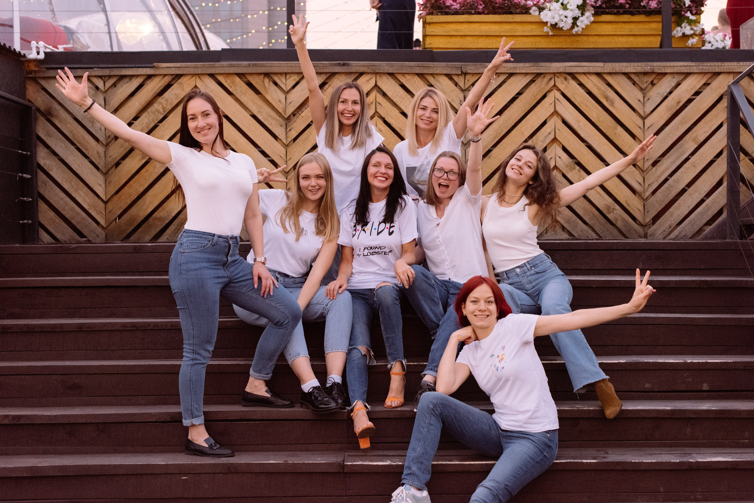 Девичник на крыше Loft. Свадебный фотограф в Москве Анна Полушина