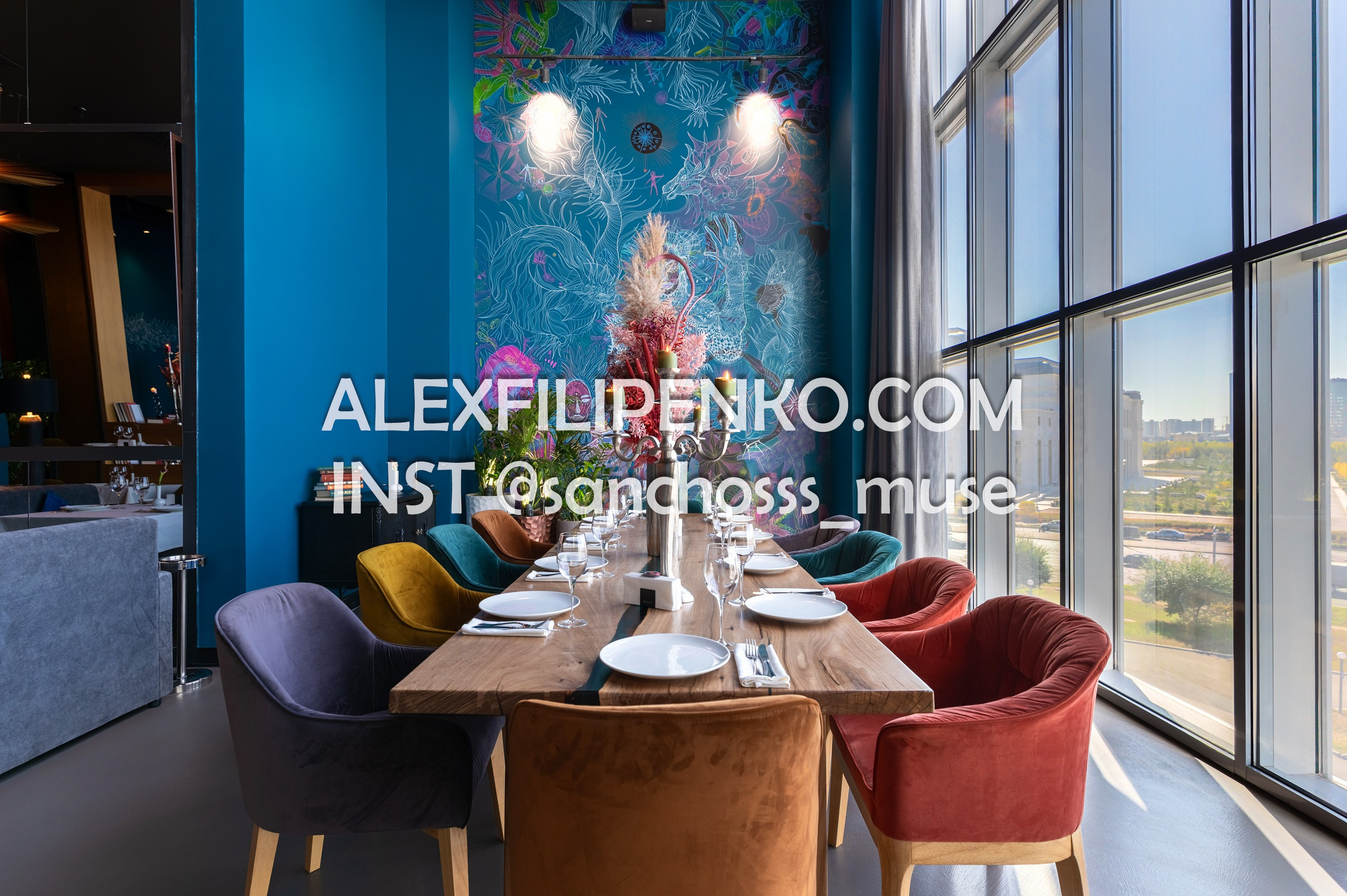 Ресторан Once. Фотограф интерьера недвижимости и архитектуры в Астане
