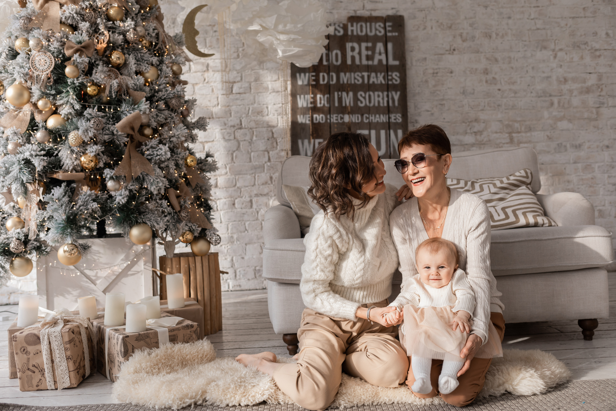 Новогодняя фотосъемка. Свадебный и семейный фотограф в Москве Евгения Лисина