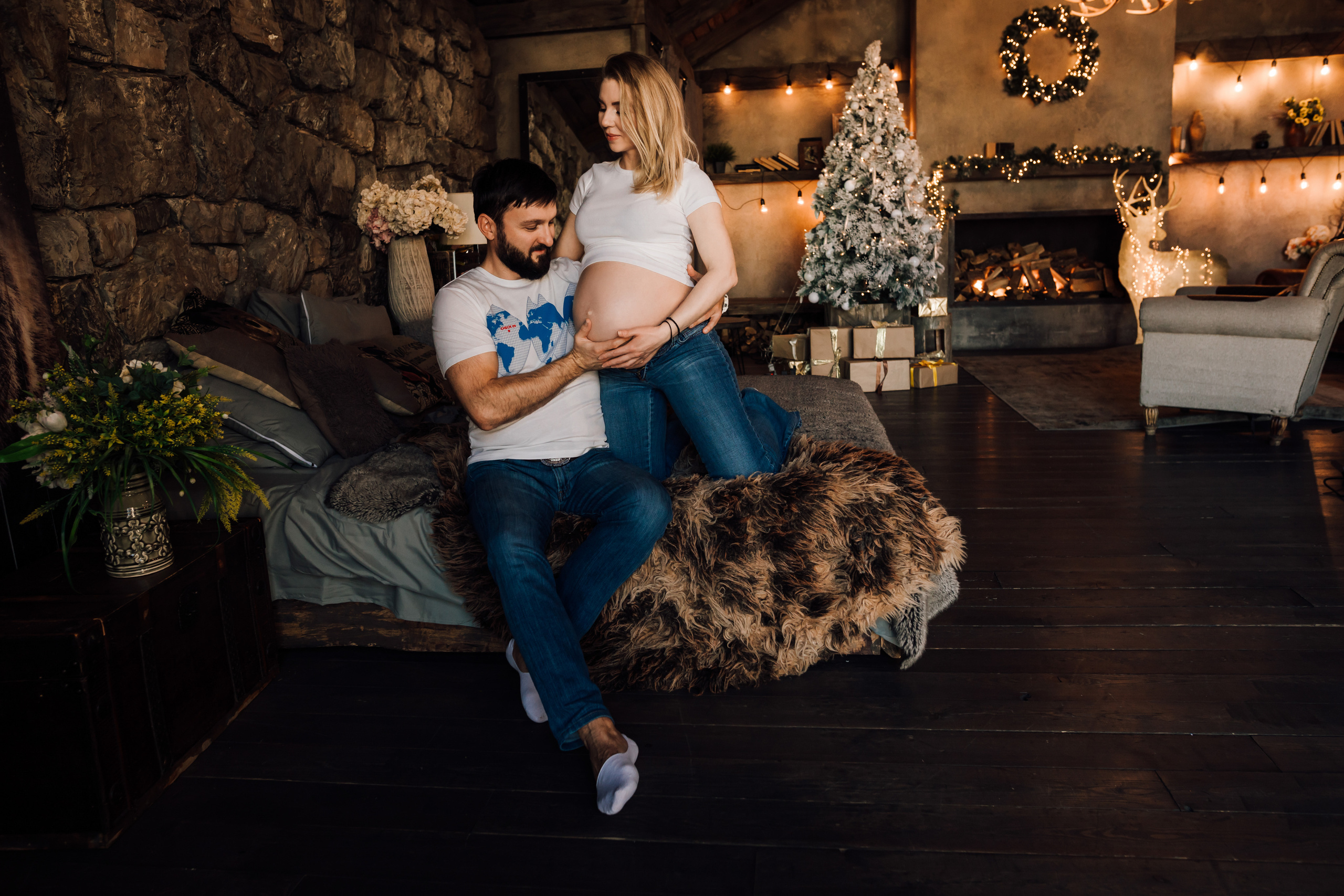 Новогодняя фотосъемка. Свадебный и семейный фотограф в Москве Евгения Лисина