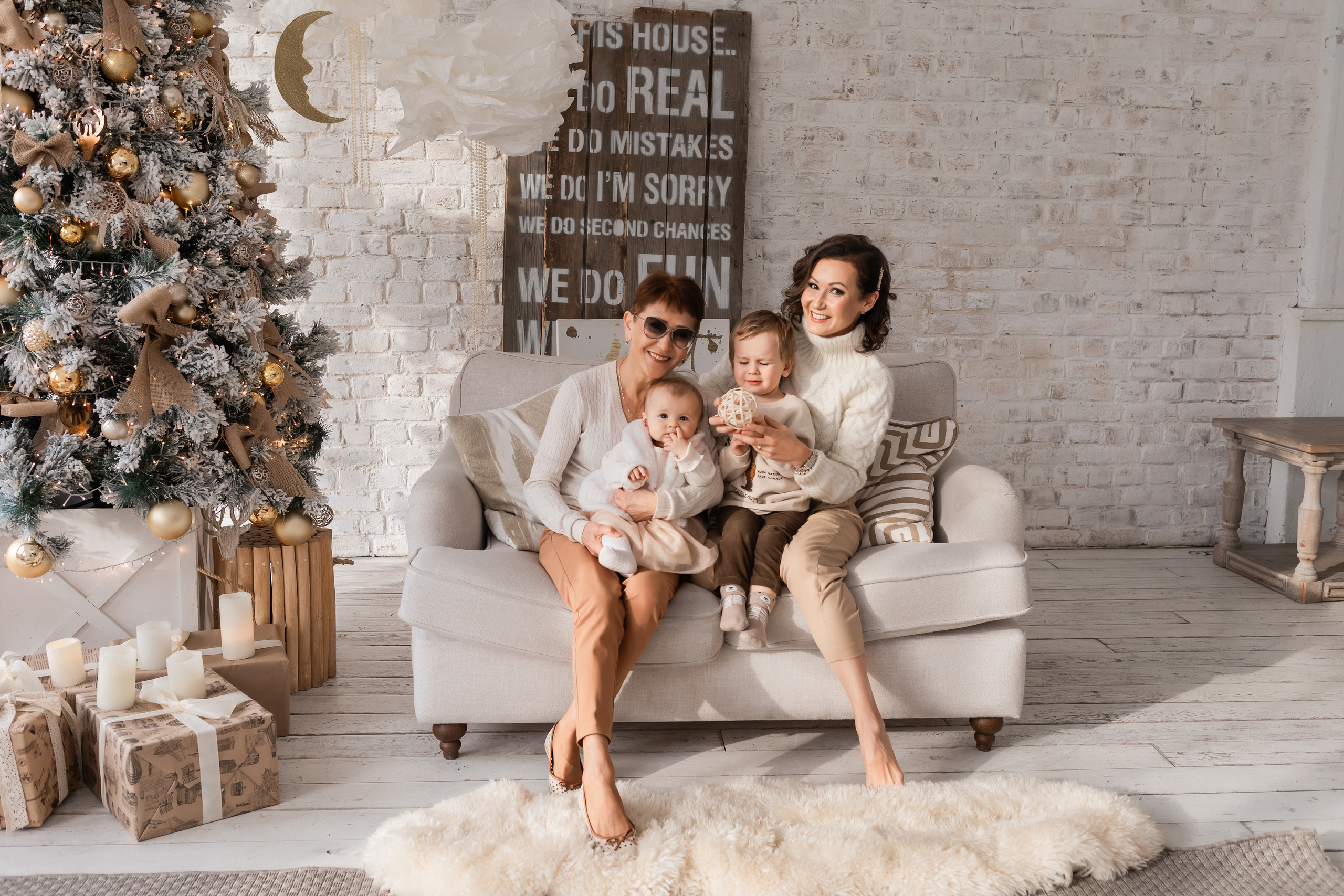 Новогодняя фотосъемка. Свадебный и семейный фотограф в Москве Евгения Лисина