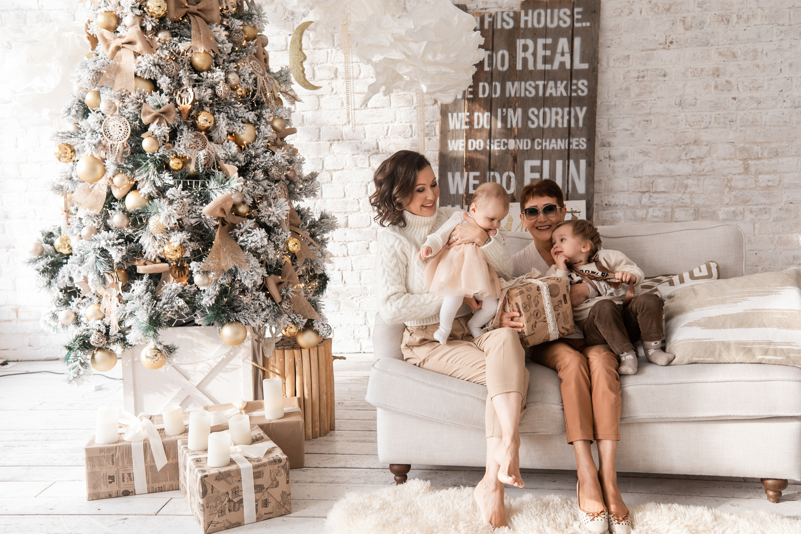 Новогодняя фотосъемка. Свадебный и семейный фотограф в Москве Евгения Лисина