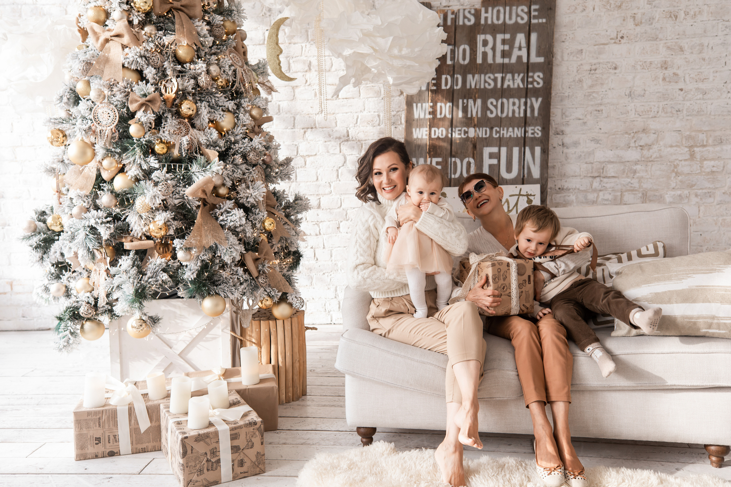 Новогодняя фотосъемка. Свадебный и семейный фотограф в Москве Евгения Лисина