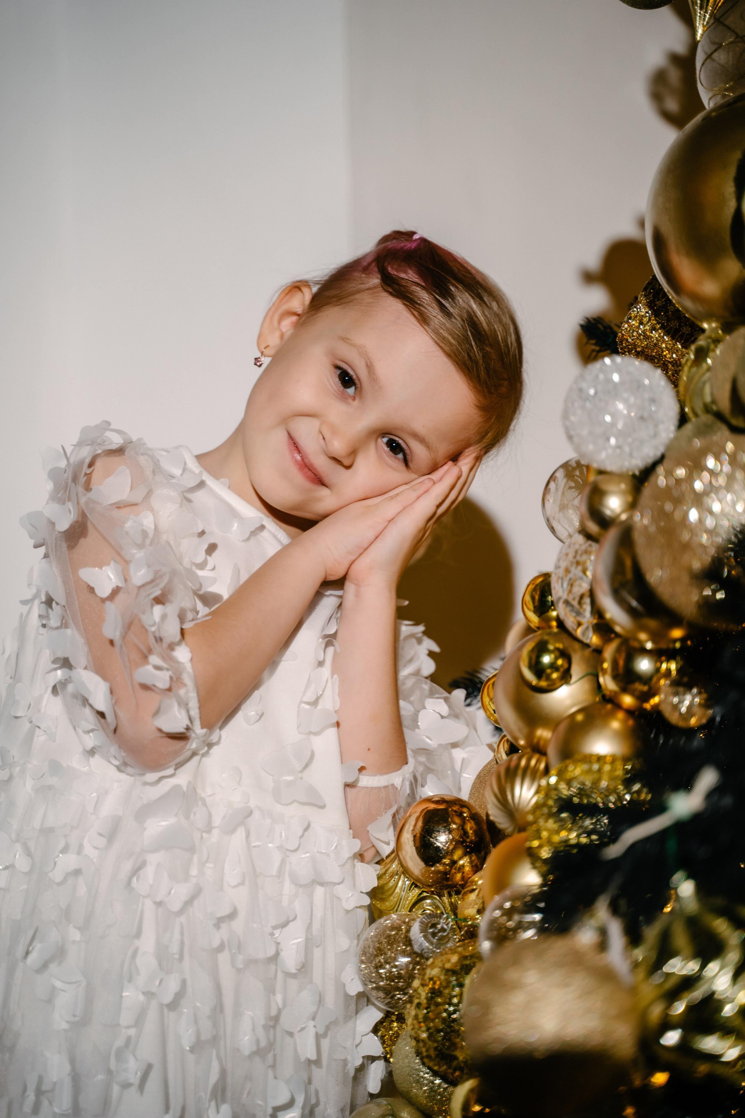 Вечерняя новогодняя съемка в студии. Свадебный фотограф Юлия Копылова