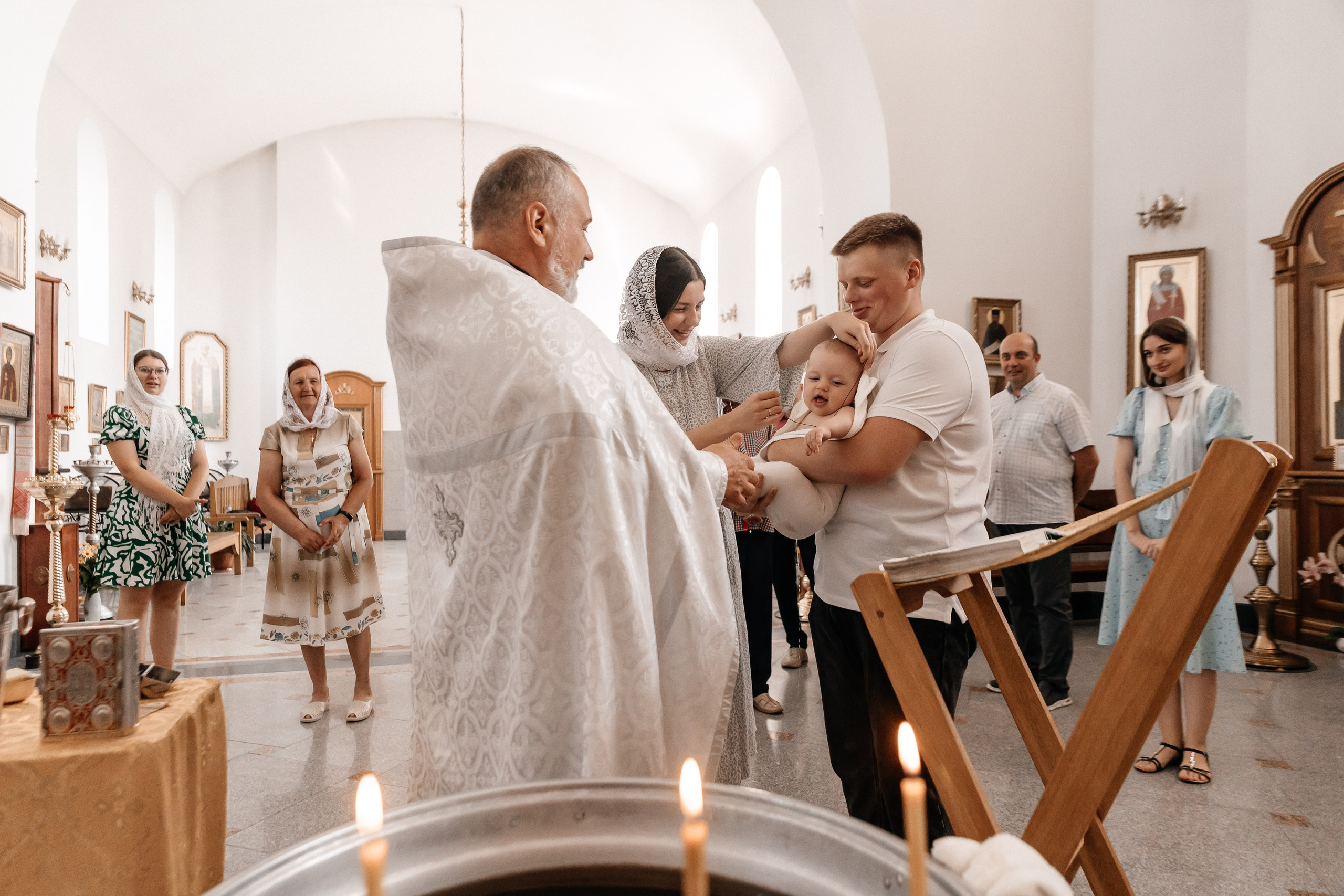 Крещение Роберта. Семейный фотограф Минск Усова Ольга