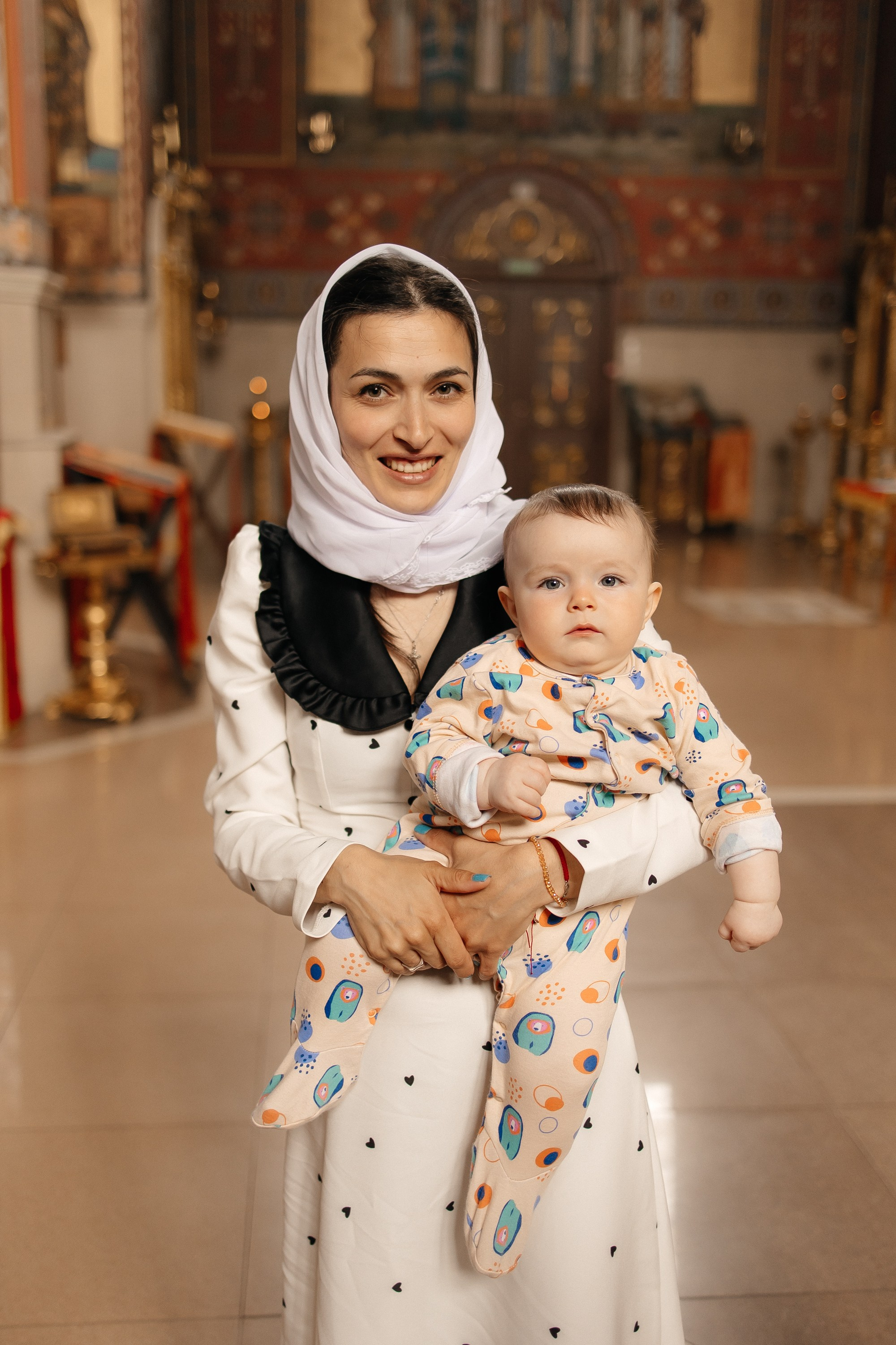 Таинство Крещения Михаила. Семейный фотограф в Краснодаре Храмова Анна