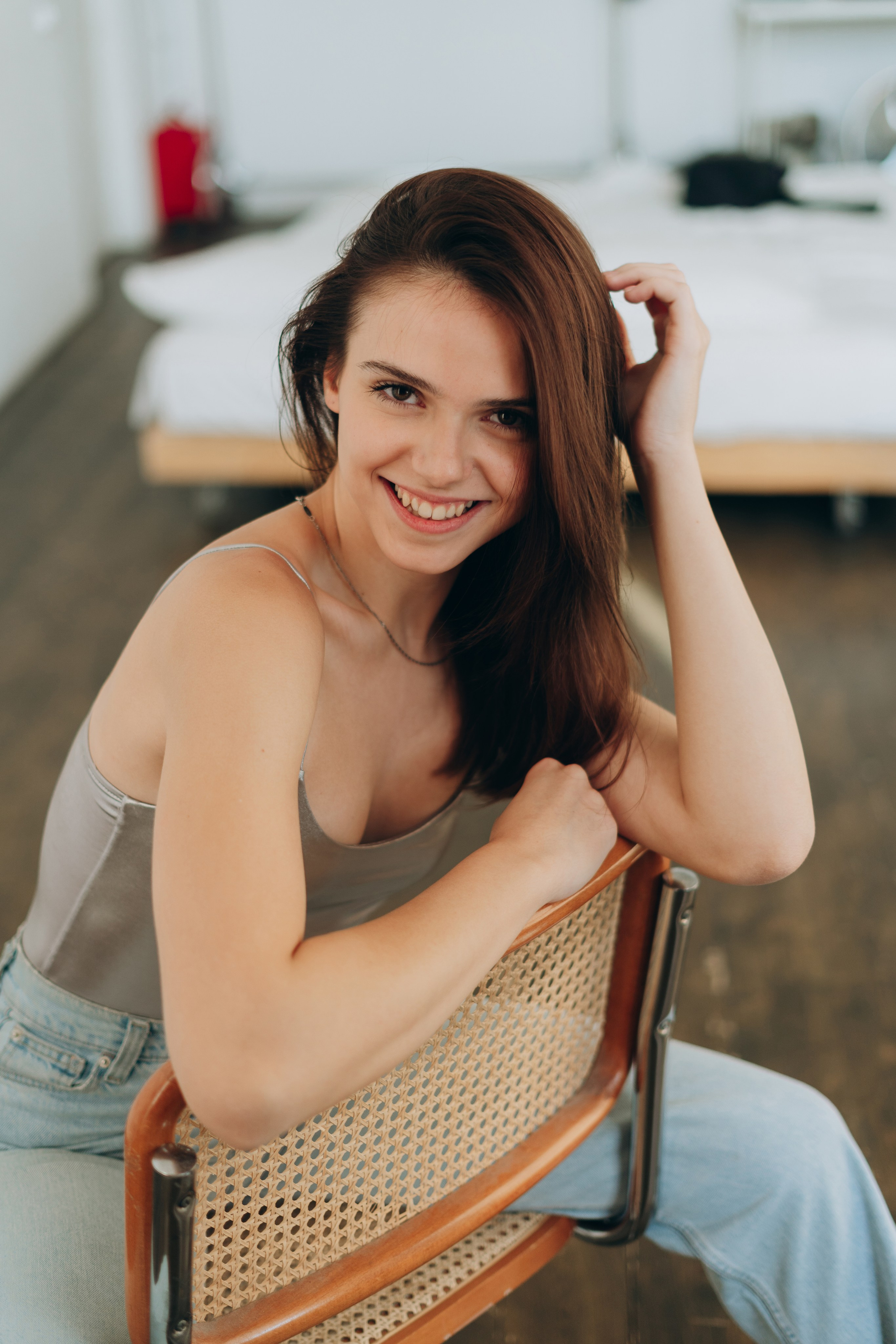 Настя. Модельные тесты. Фотограф Москва Виктория-Антуанетта