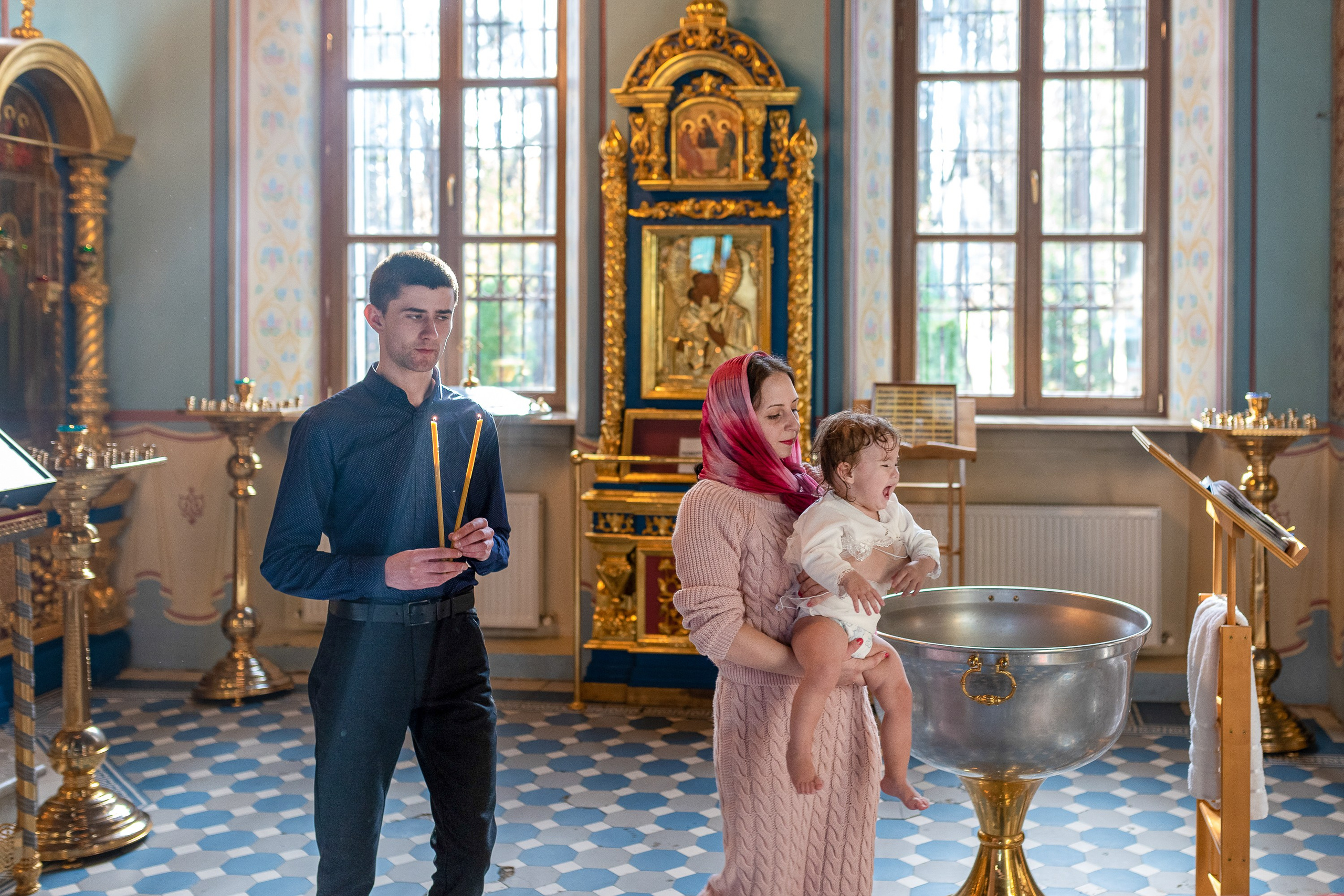 Крещение Розы. Фотограф Андрей Зикеев, фотостудия AzArt Studio в Москве