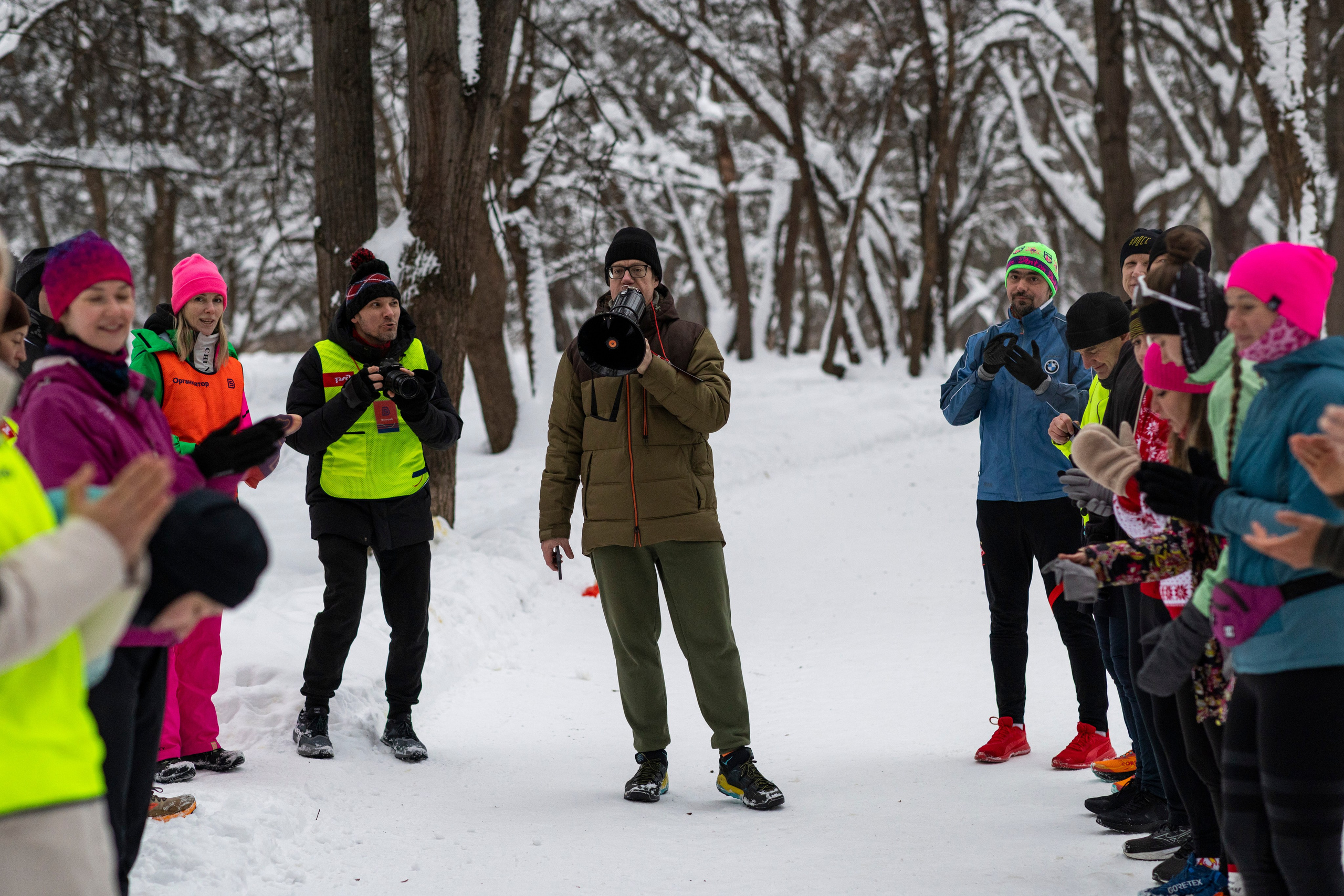 196 забег 5 вёрст в Тушино, 17.01.26. Фотограф Сергей Ловкий