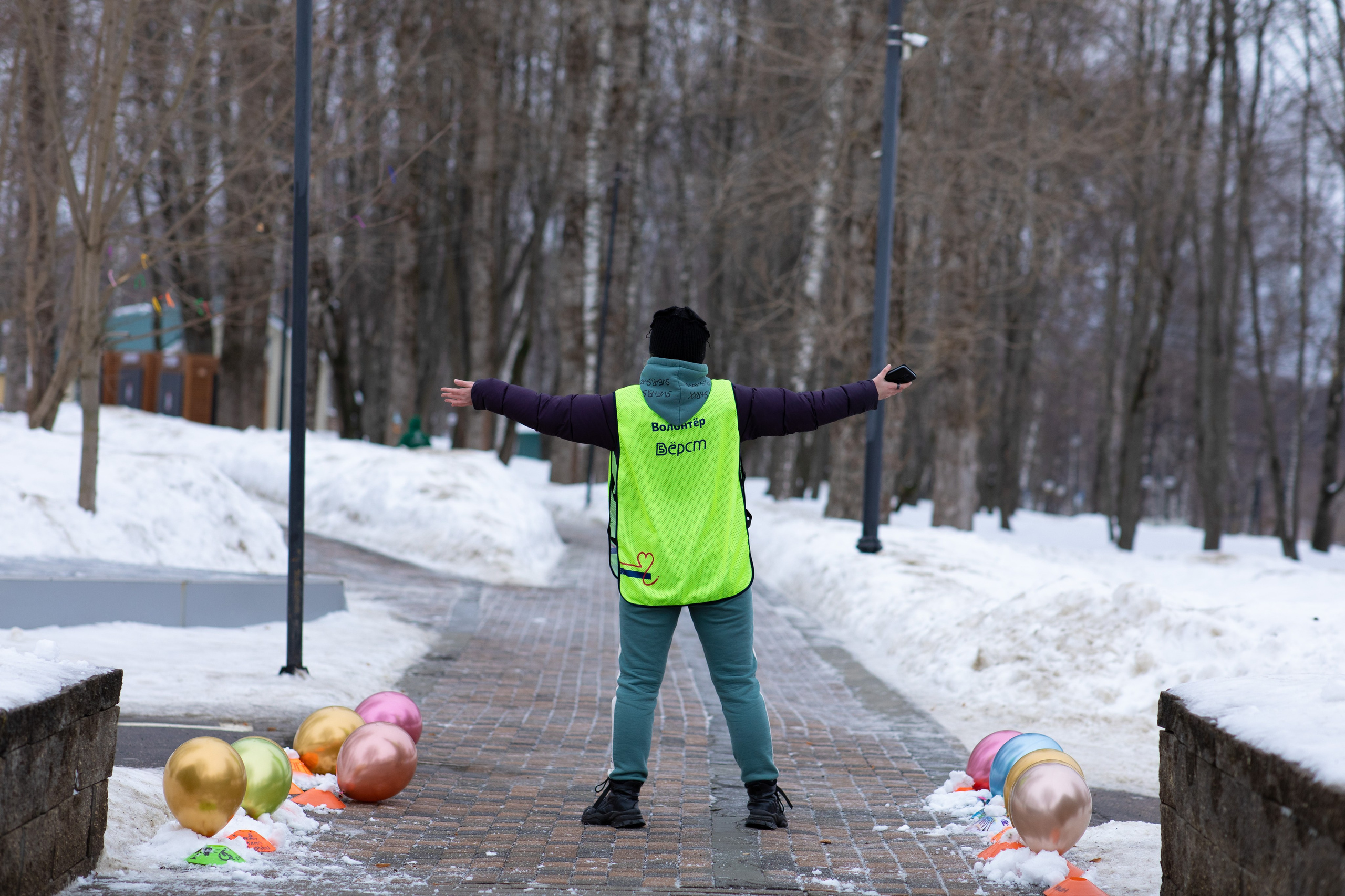 5 вёрст Сестрорецкий парк, г. Клин, 24 февраля 2024 г. Фотограф Сергей Ловкий