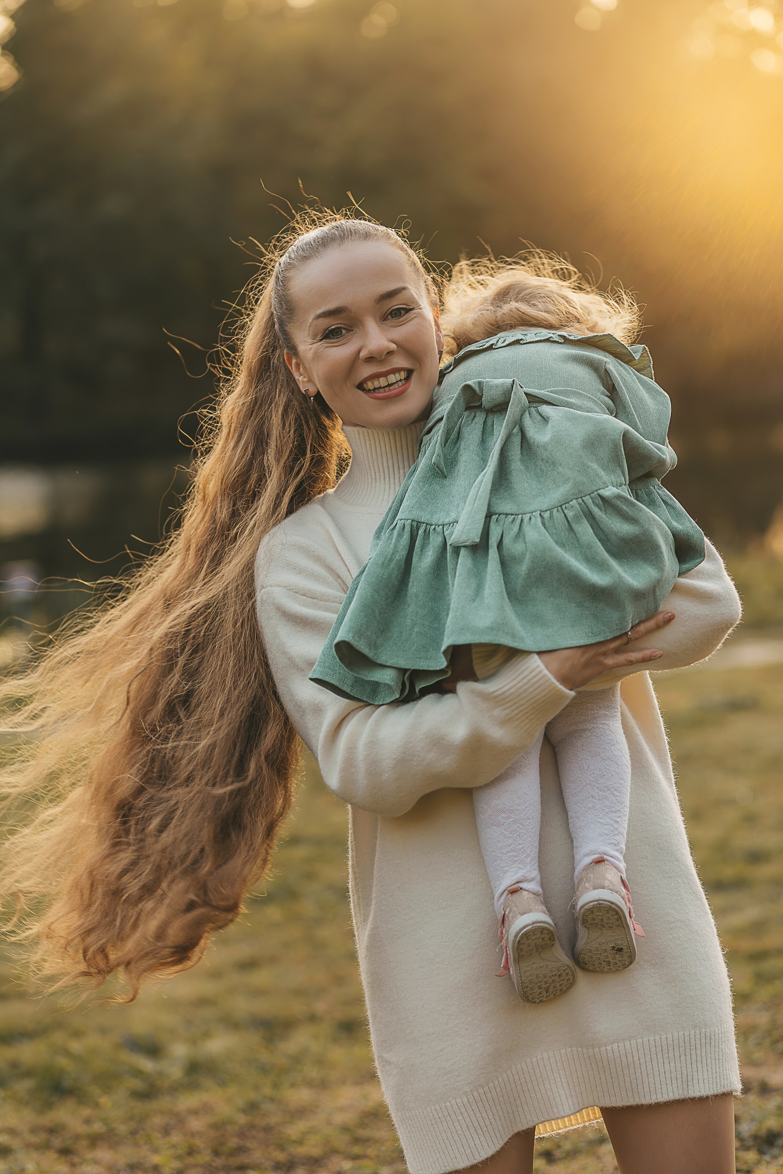 Осеняя Фотосессия мамы с дочками. Семейный и женский фотограф в Москве Надежда Воробьева
