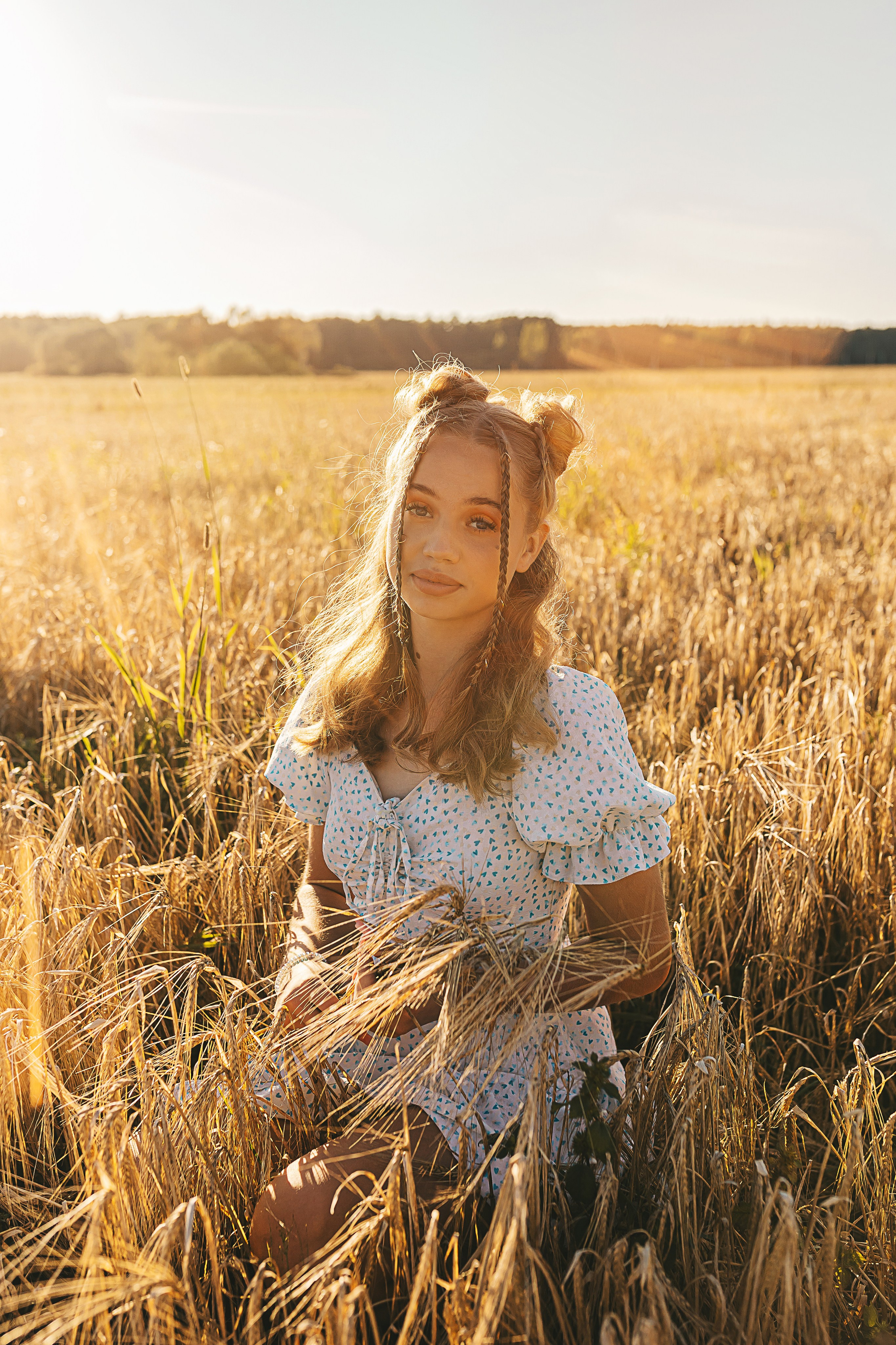 Фотосессия в поле. Семейный и женский фотограф в Москве Надежда Воробьева