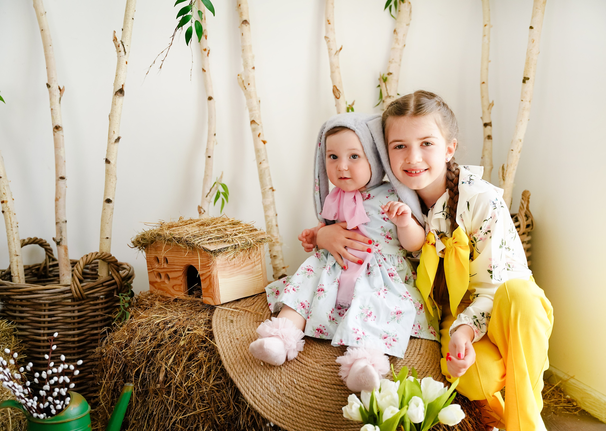 ПРОЕКТ «ПАСХАЛЬНЫЙ» С УТЯТАМИ. Фотограф в Ялте Инна Найден. Детский и семейный фотограф