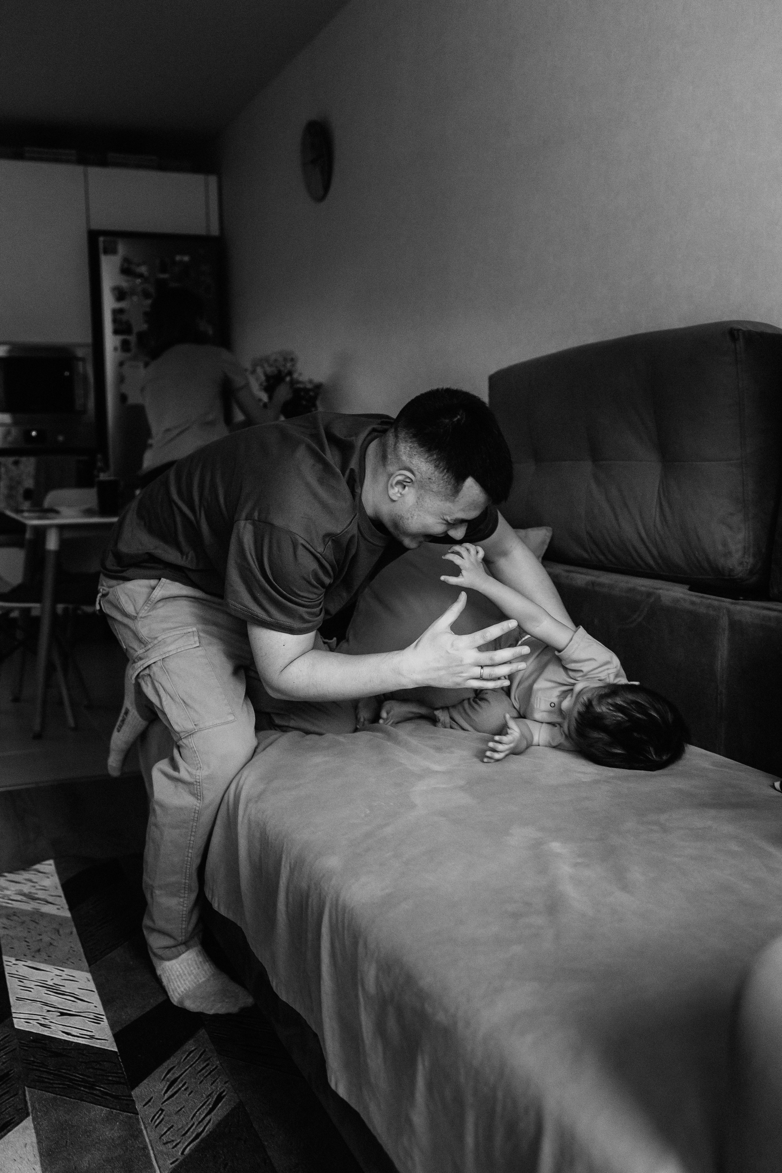 Домашняя фотосессия для Антона, Юлии и Тимура. Семейный фотограф в Москве, Щелково, Фрязино _ Виктория Степанова