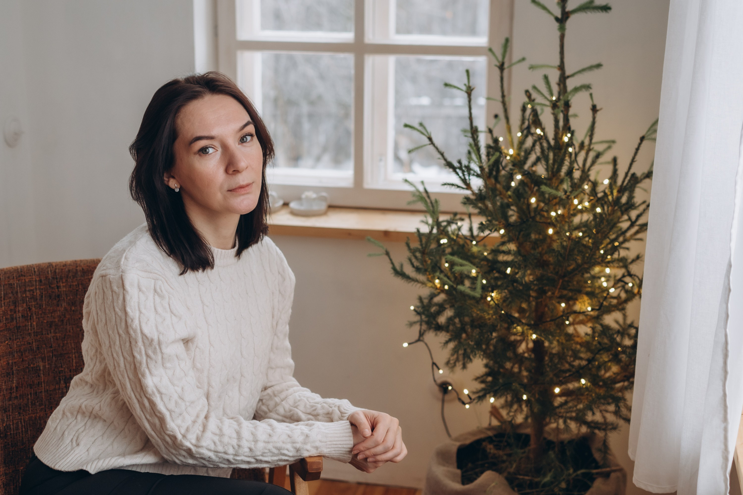 Новогодняя съемка Ольги с семьей. Семейный фотограф в Тюмени Ксения Мязитова