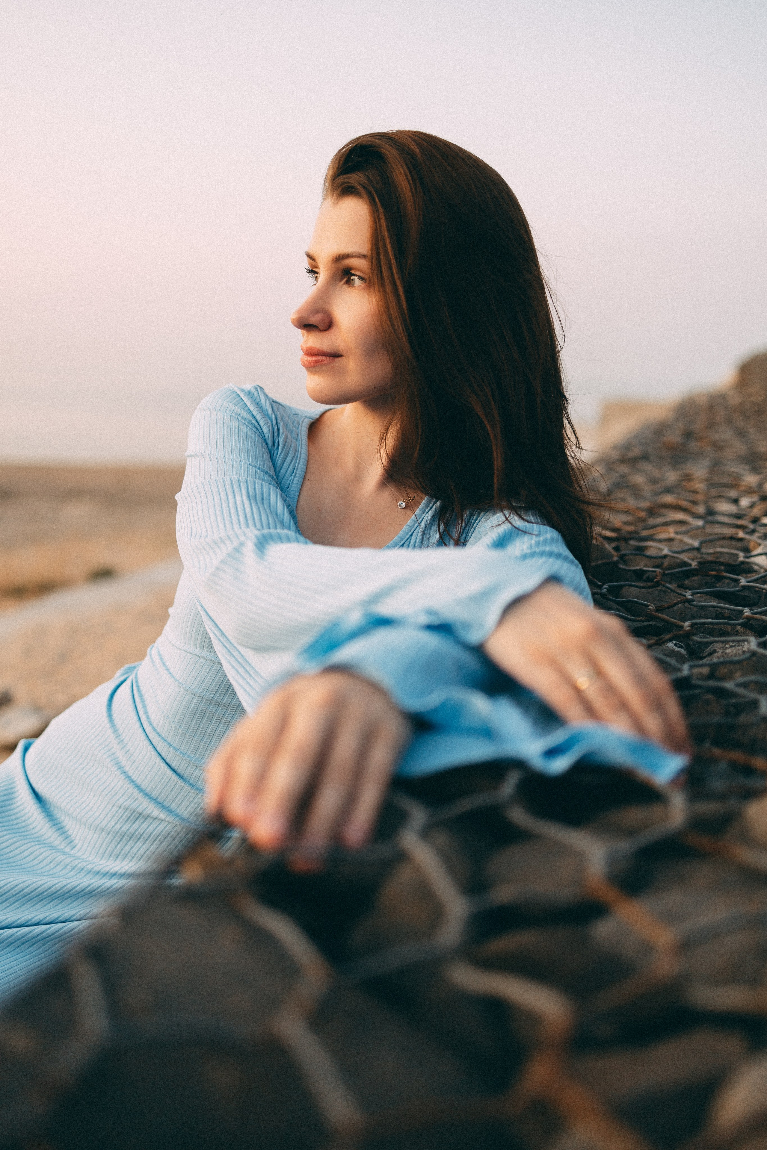 Закат на море. Фотограф в Дагестане Кира Молькова