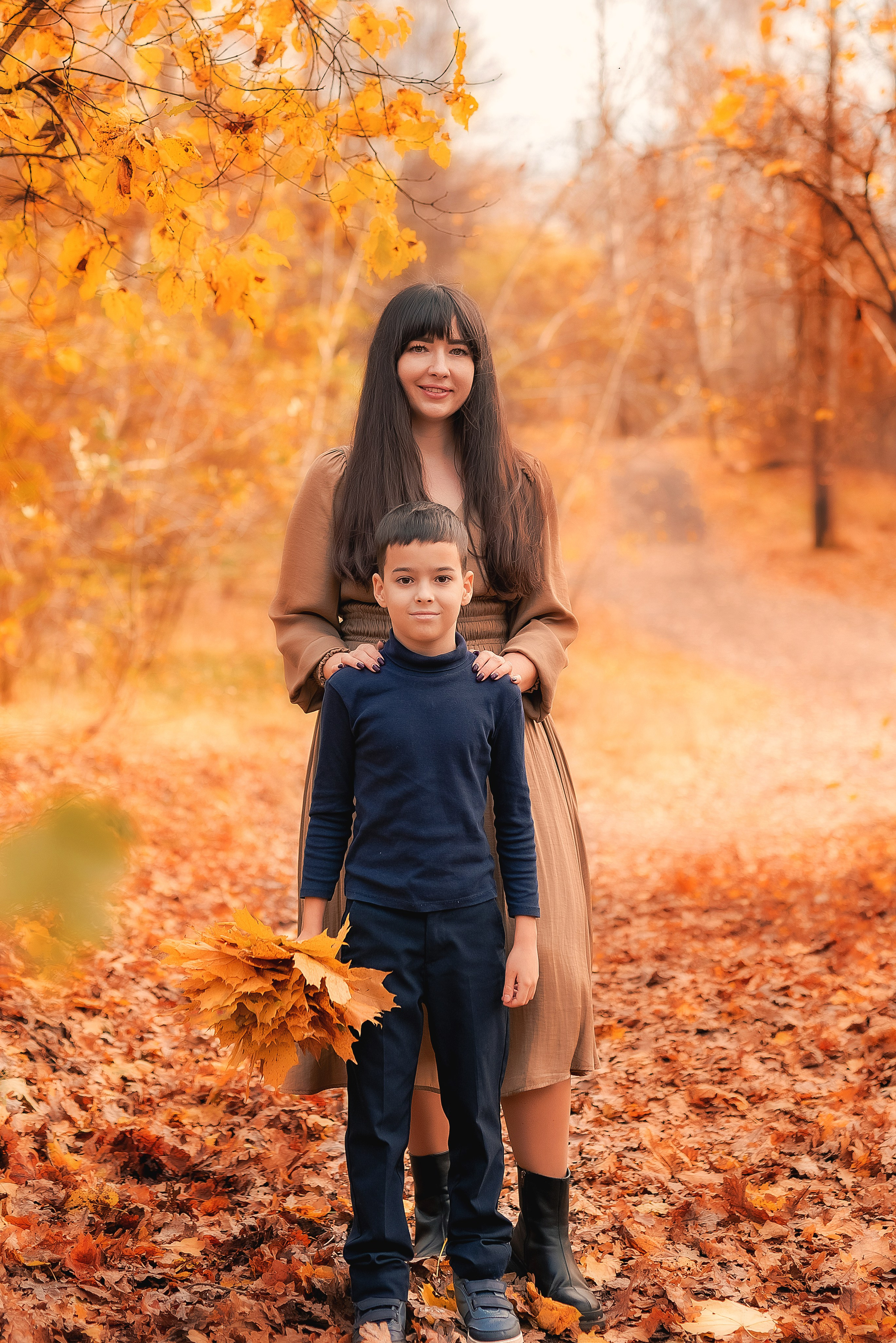 Осень в парке. Семейный, детский фотограф в Воронеже Анна Никитина