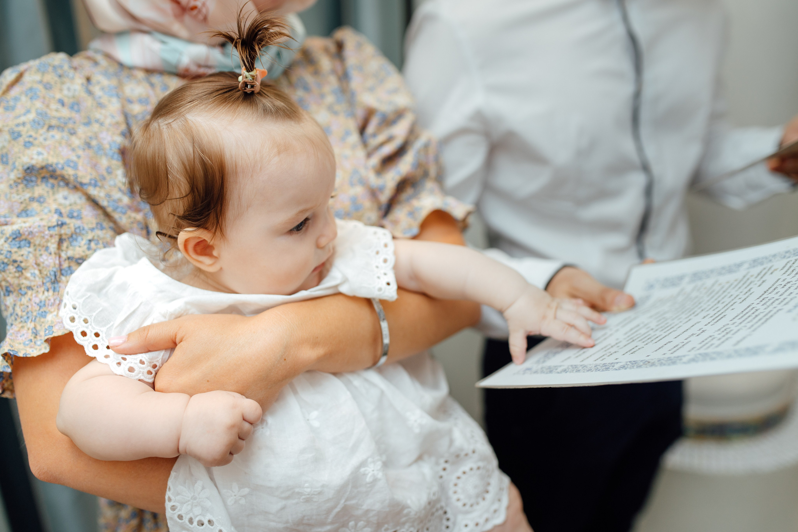 Крещение Аделины, храм Святой Троицы, июль 2024