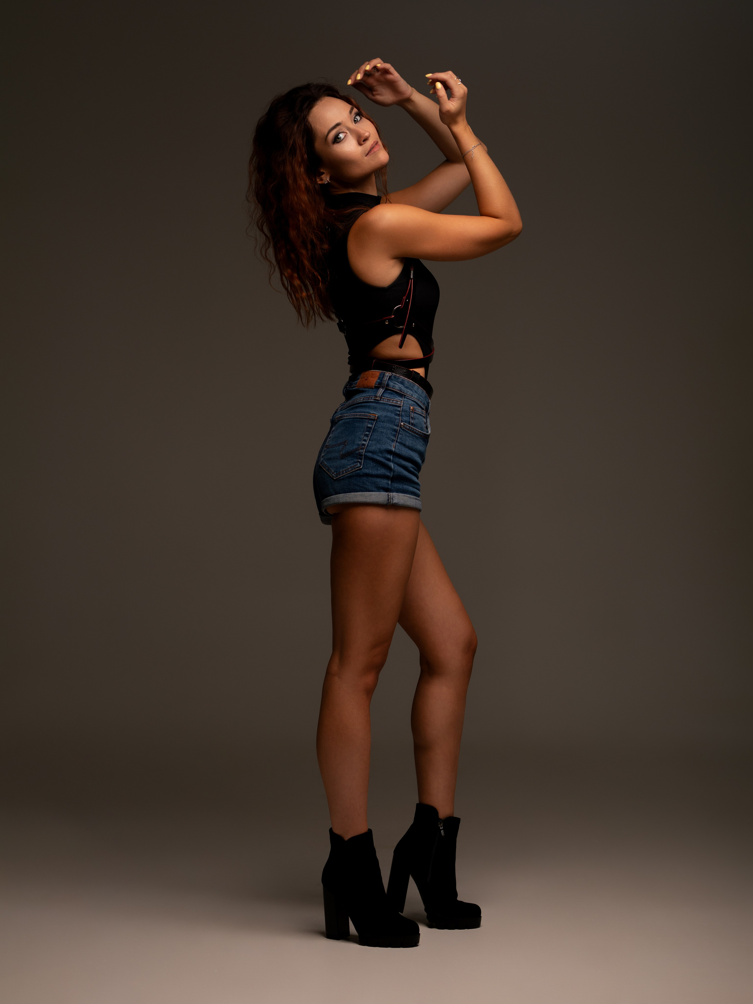 Съемка с Еленой в студии на циклораме для «себя»