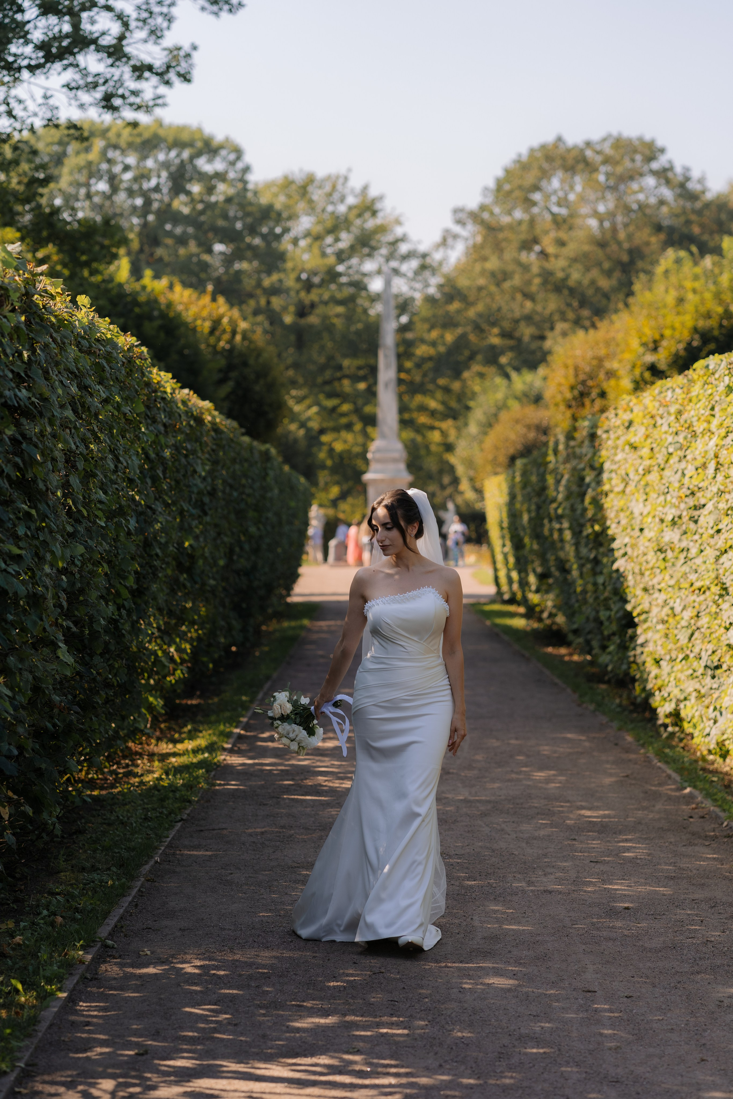 Свадебная фотосессия в Москве, парк Кусково. Свадебный фотограф в Москве Анна Полушина