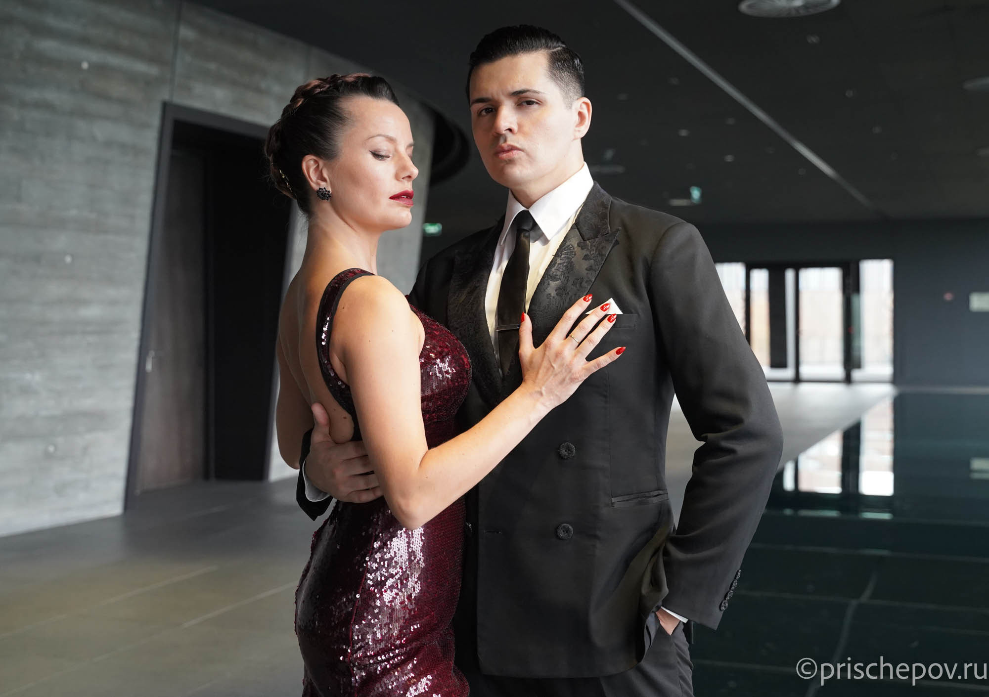 Луис Сквичарини и Евгения Самойлова. Александр Прищепов - фотограф, режиссёр, продюсер