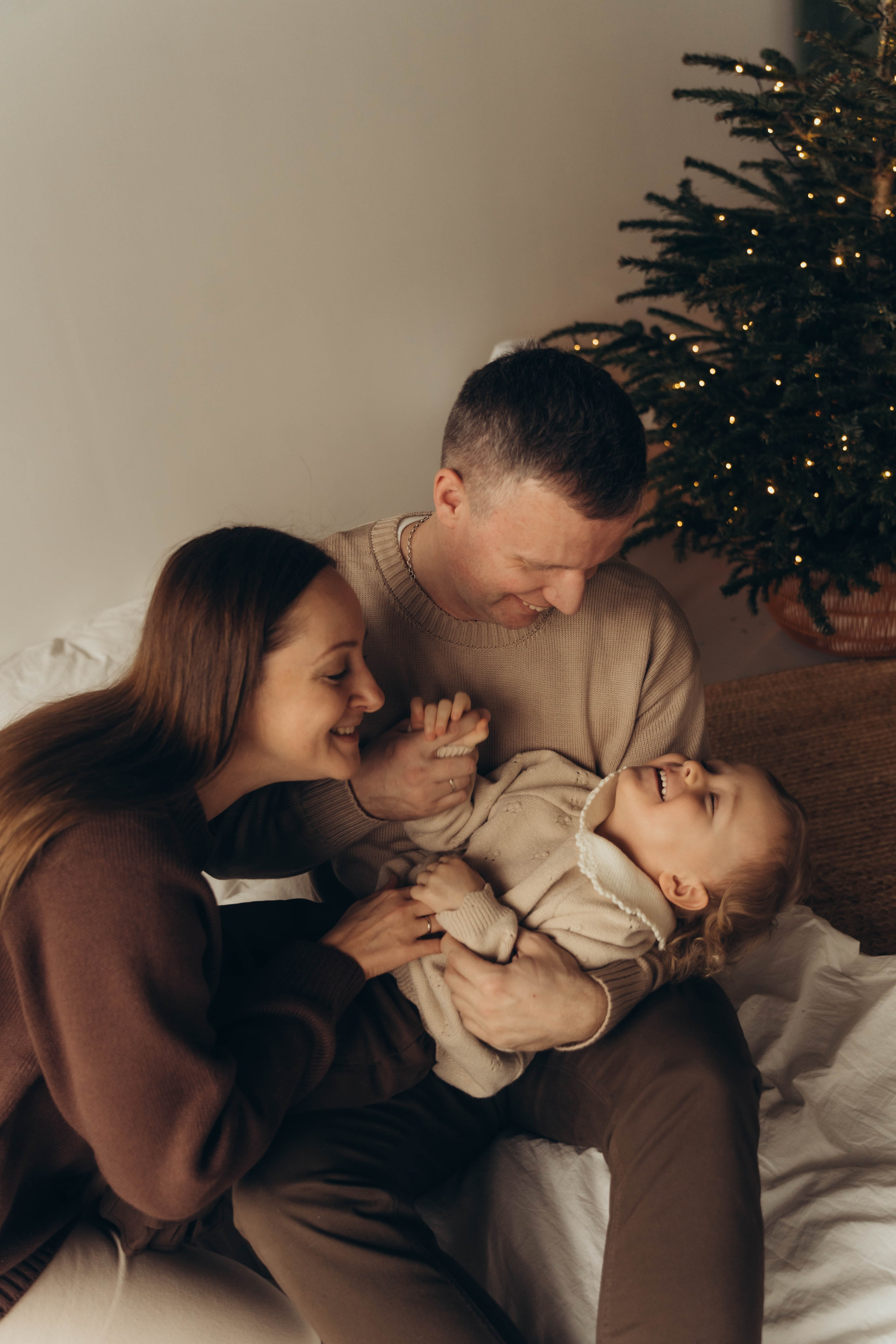 Екатерина, Николай и малышка Аня