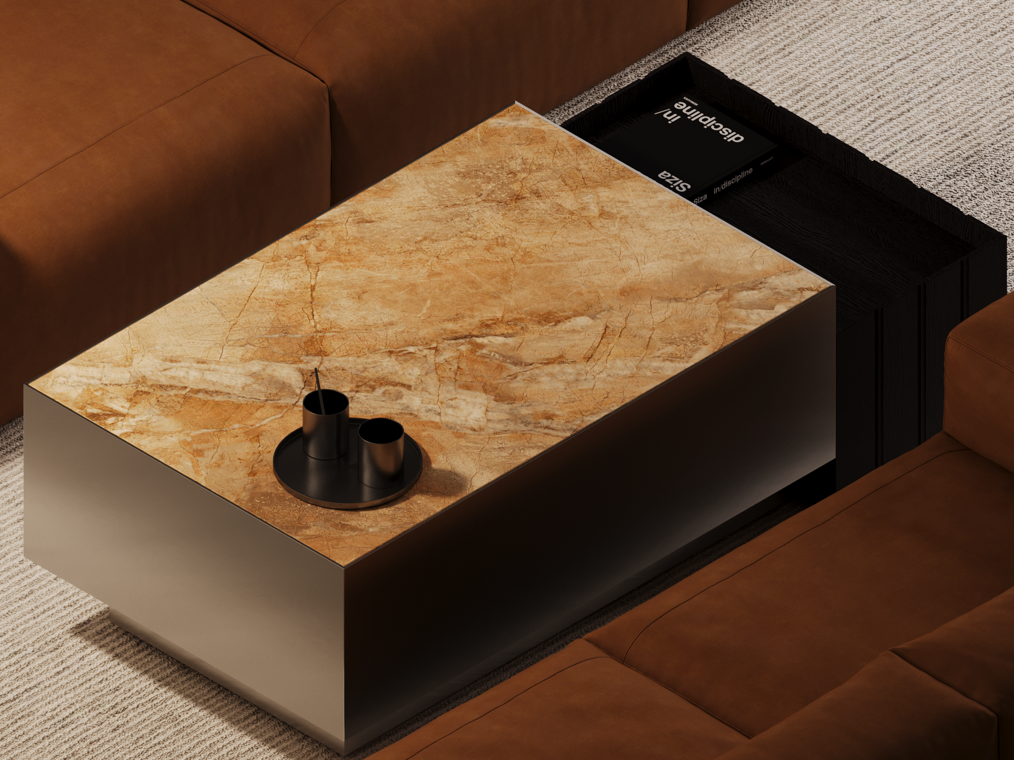 Журнальный стол | Дизайн-бюро SHAKUROV. 3d визуализатор интерьеров