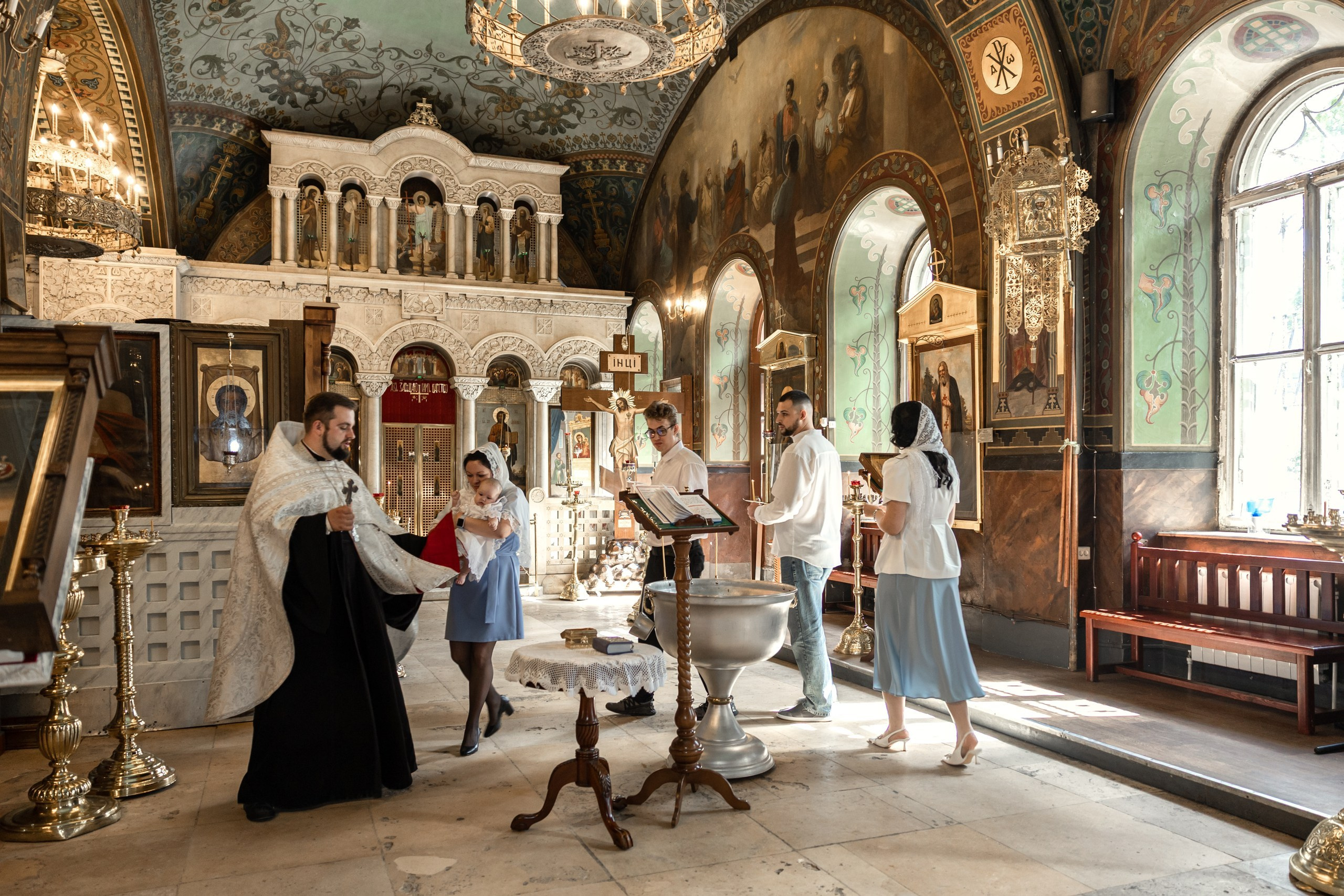 Таинство крещения. Семейный и детский фотограф в Москве Орешина Юлия